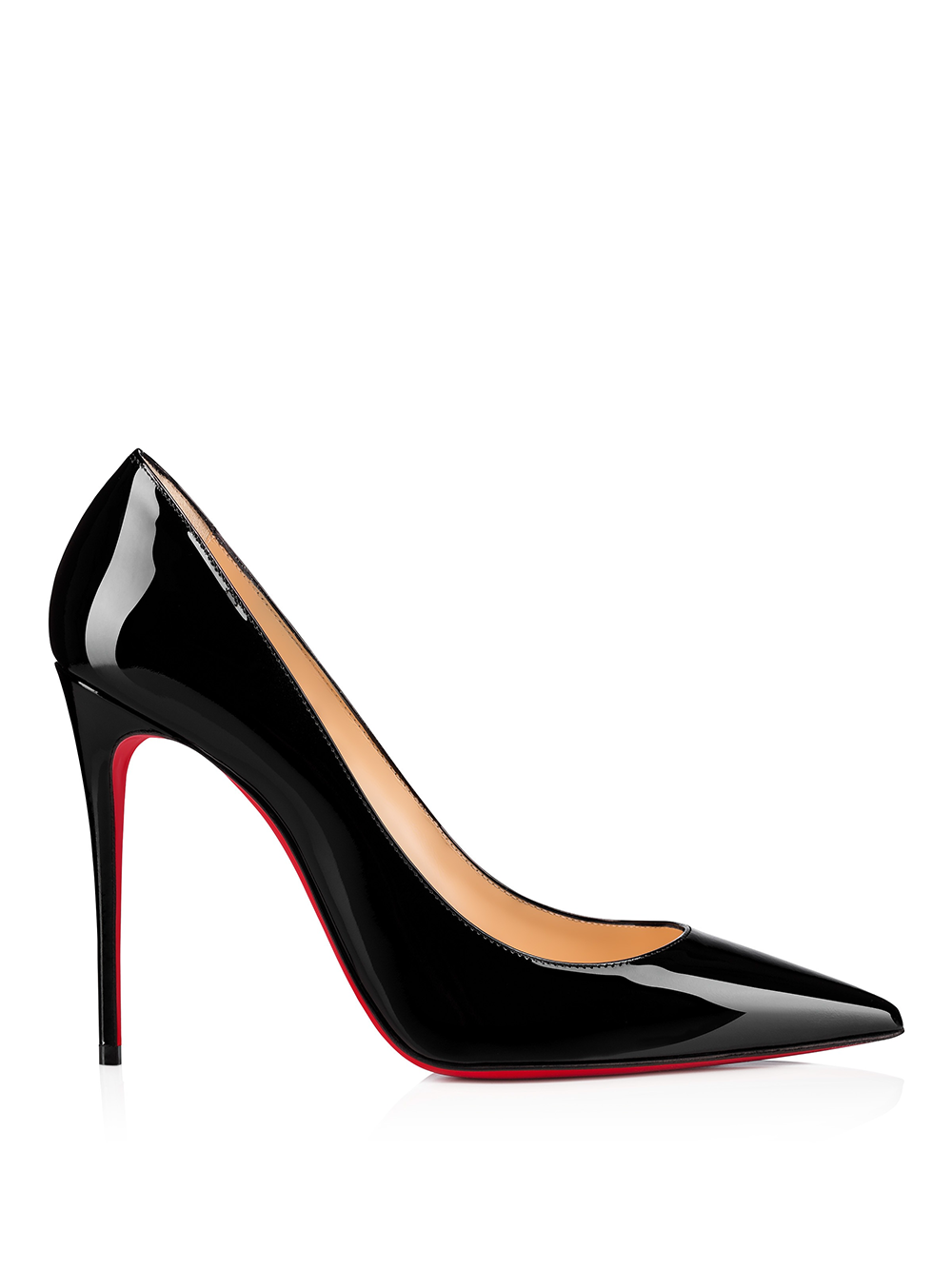 Christian Louboutin Black Leather Patent Kate Décolleté Glam Steals