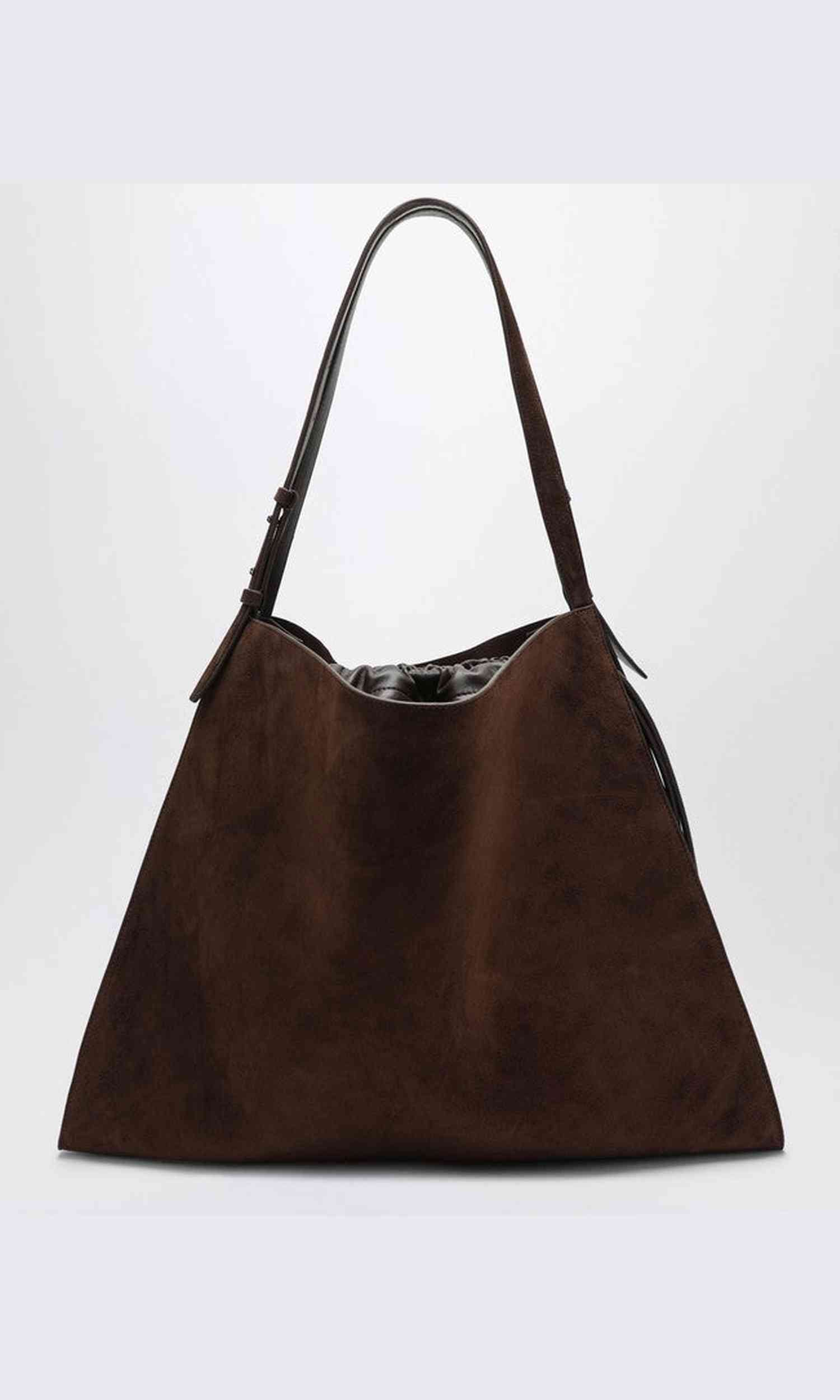 Christian Louboutin Brown Suede Baggy Tote Bag Glam Steals