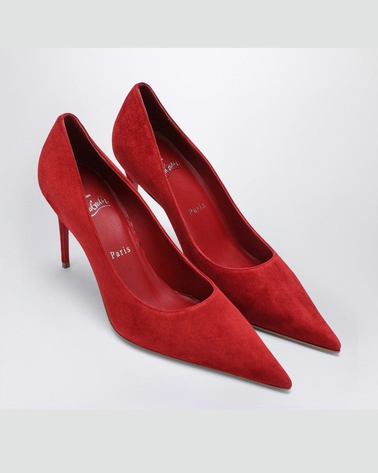 Christian Louboutin Fever red veau velours Miss Z Pumps Glam Steals