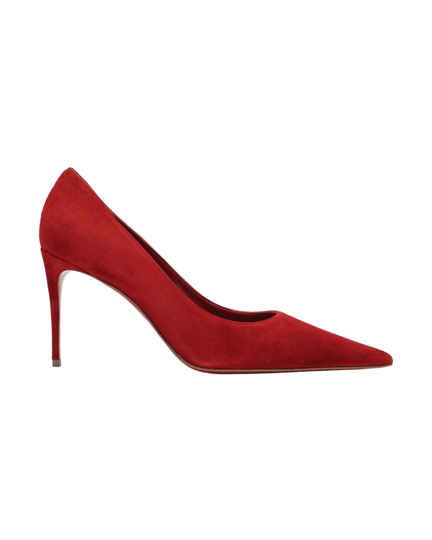 Christian Louboutin Fever Red Veau Velours Miss Z Pumps Glam Steals