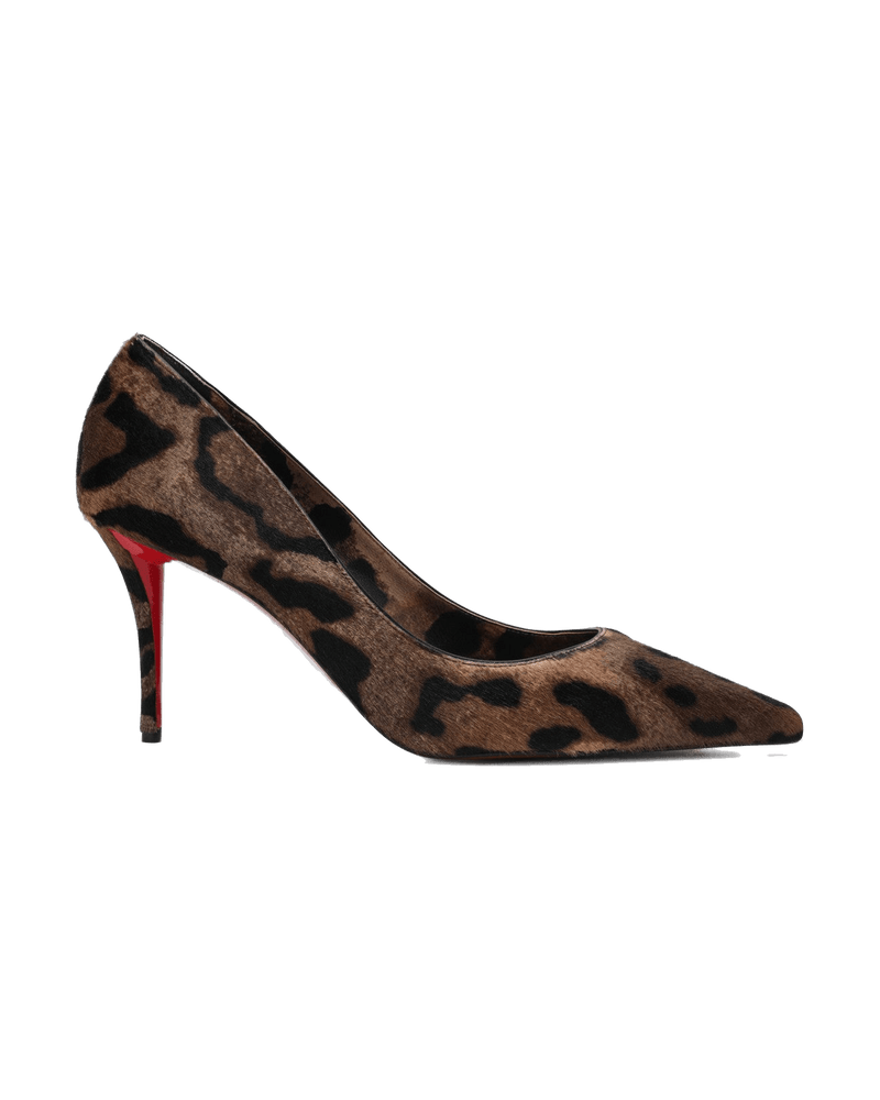 Christian Louboutin Miss Z Pony Skin Pumps with Leopard Print Glam Steals