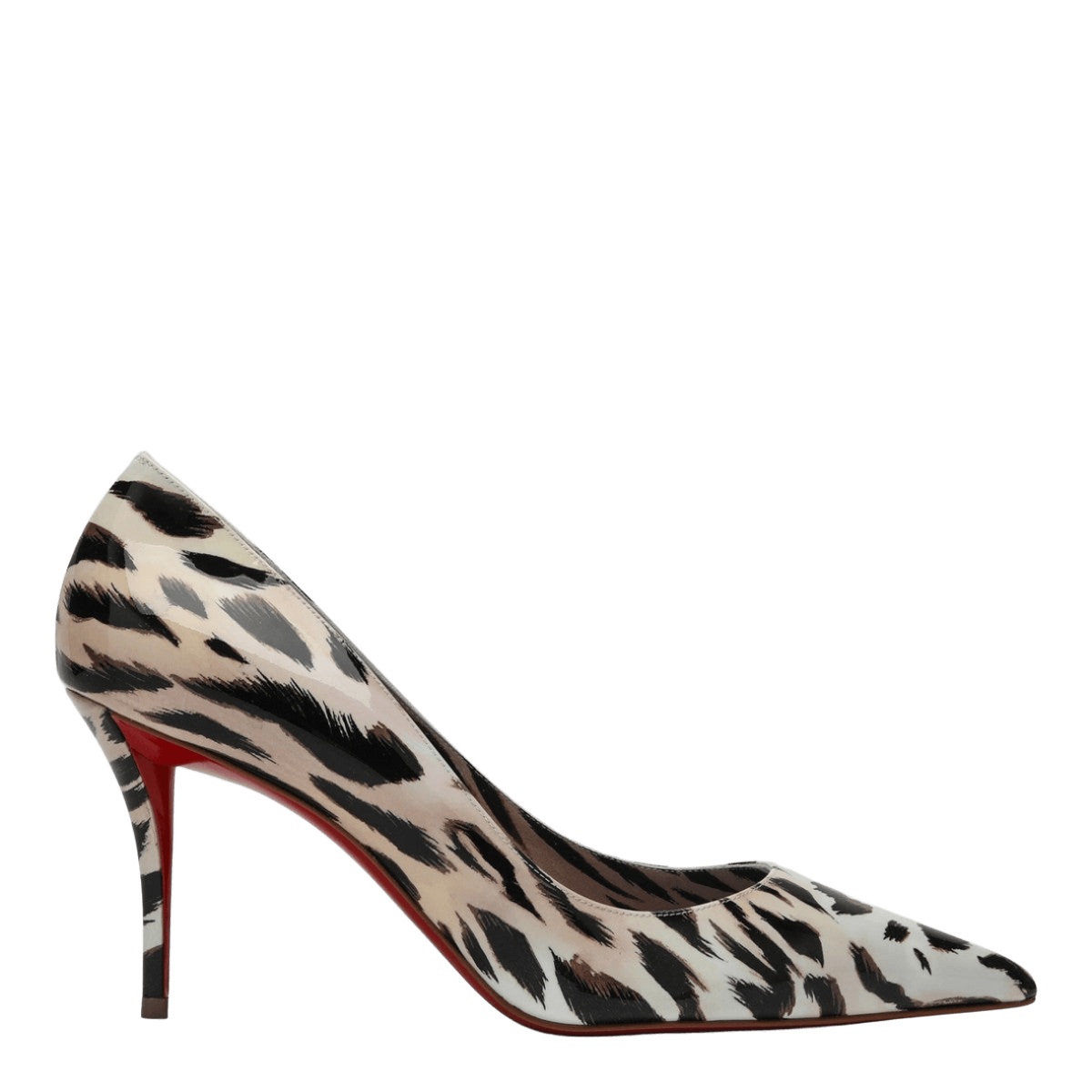 Christian Louboutin Miss Z pumps in Gigi printed patent calfskin leather Glam Steals