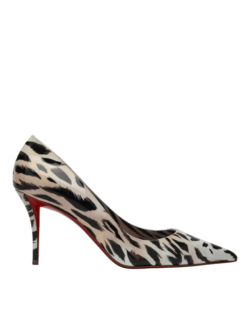 Christian Louboutin Miss Z pumps in Gigi printed patent calfskin leather Glam Steals