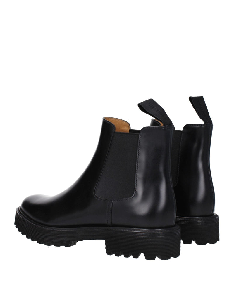 Church's Black Leather Ankle Boots 