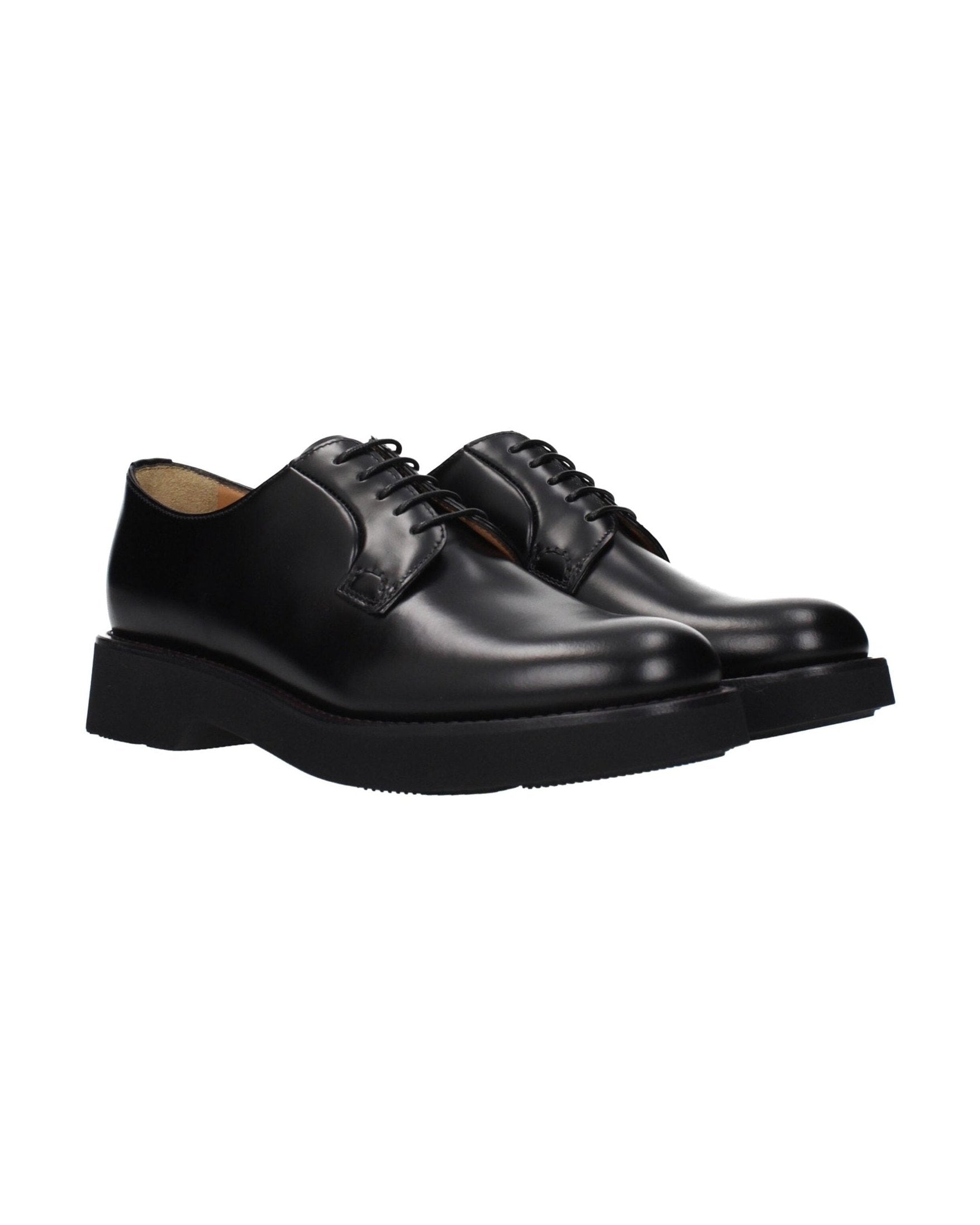 Church's Black Leather Oxfords Derbies Shoes