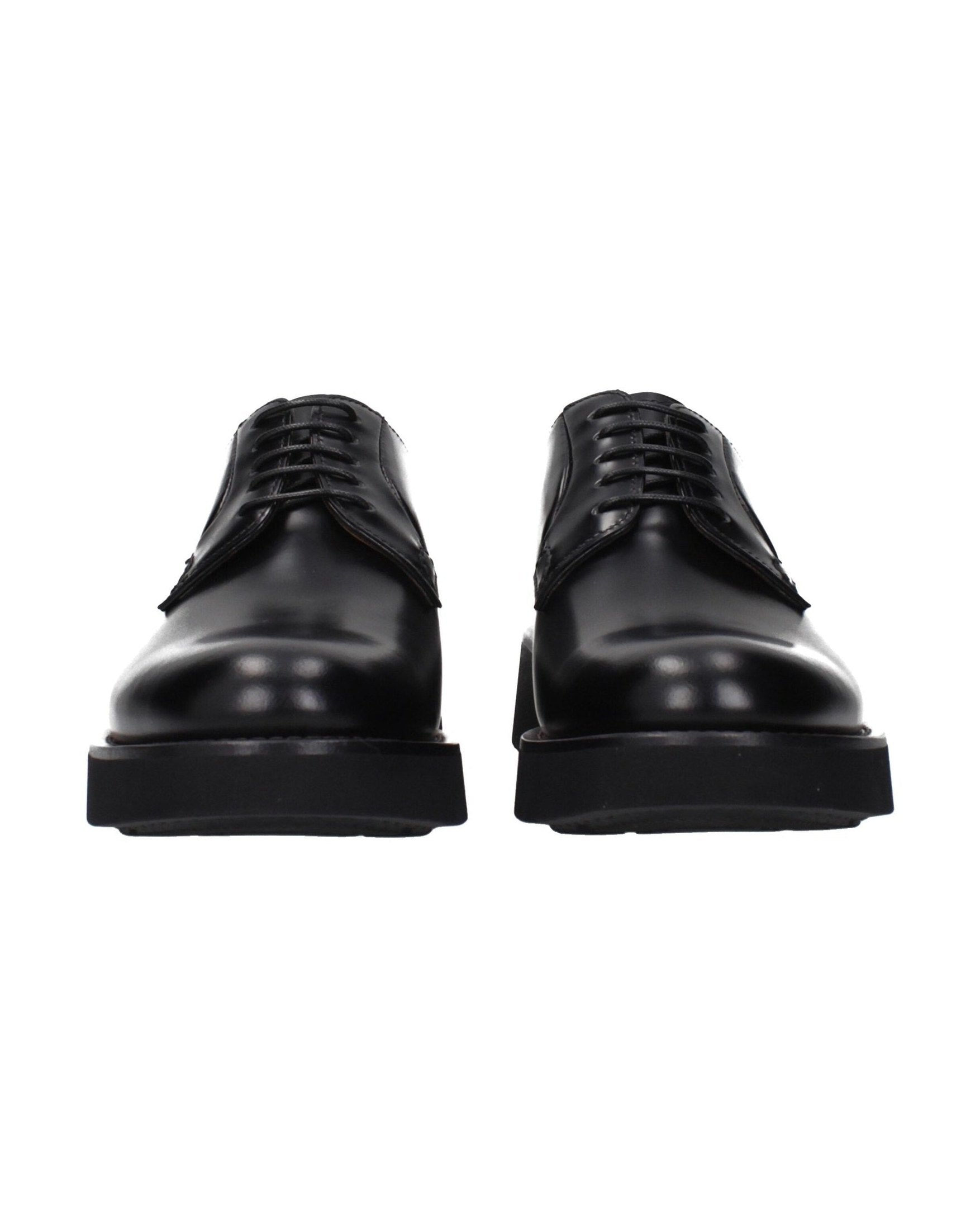 Church's Black Leather Oxfords Derbies Shoes