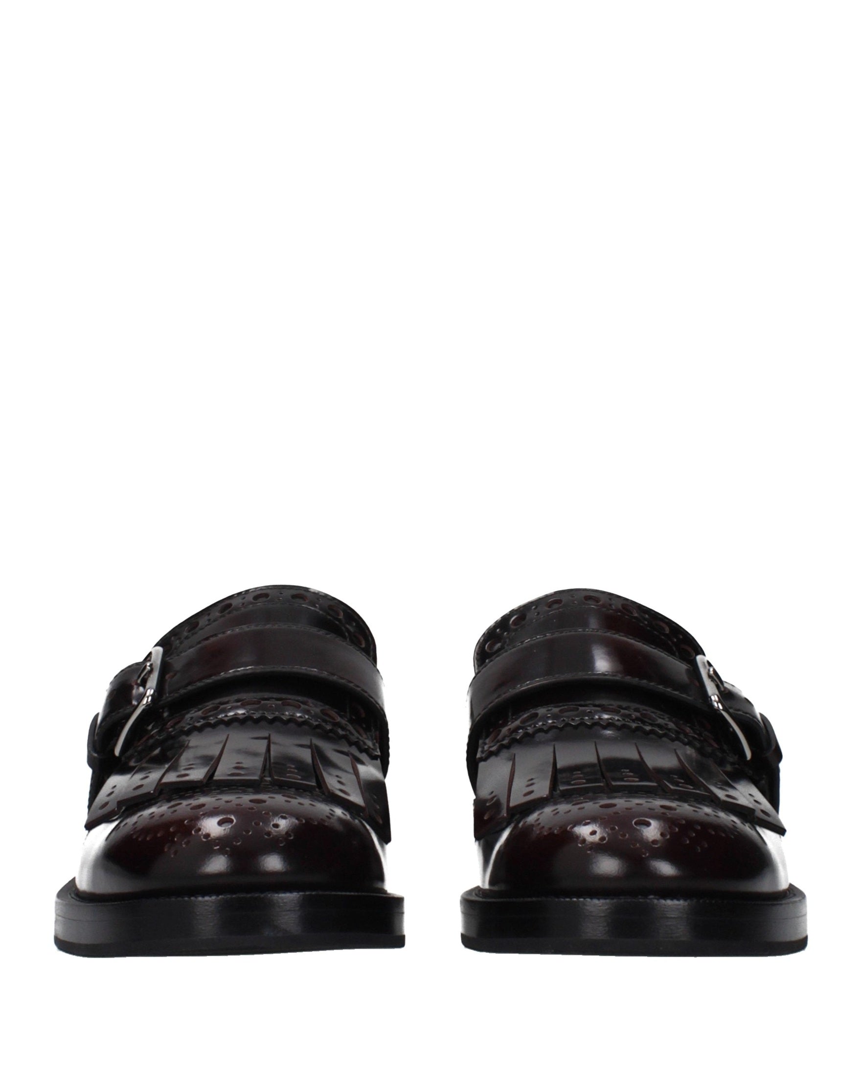 Church's Red Leather Slip On Loafers 