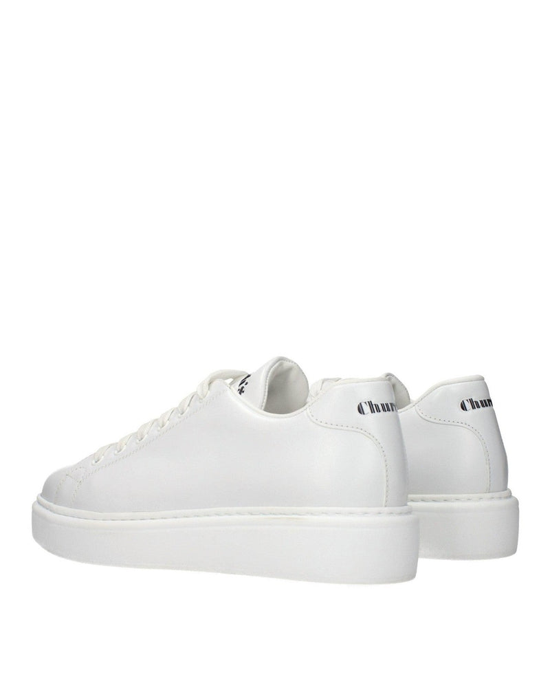 Church's White Leather Low Top Sneakers 