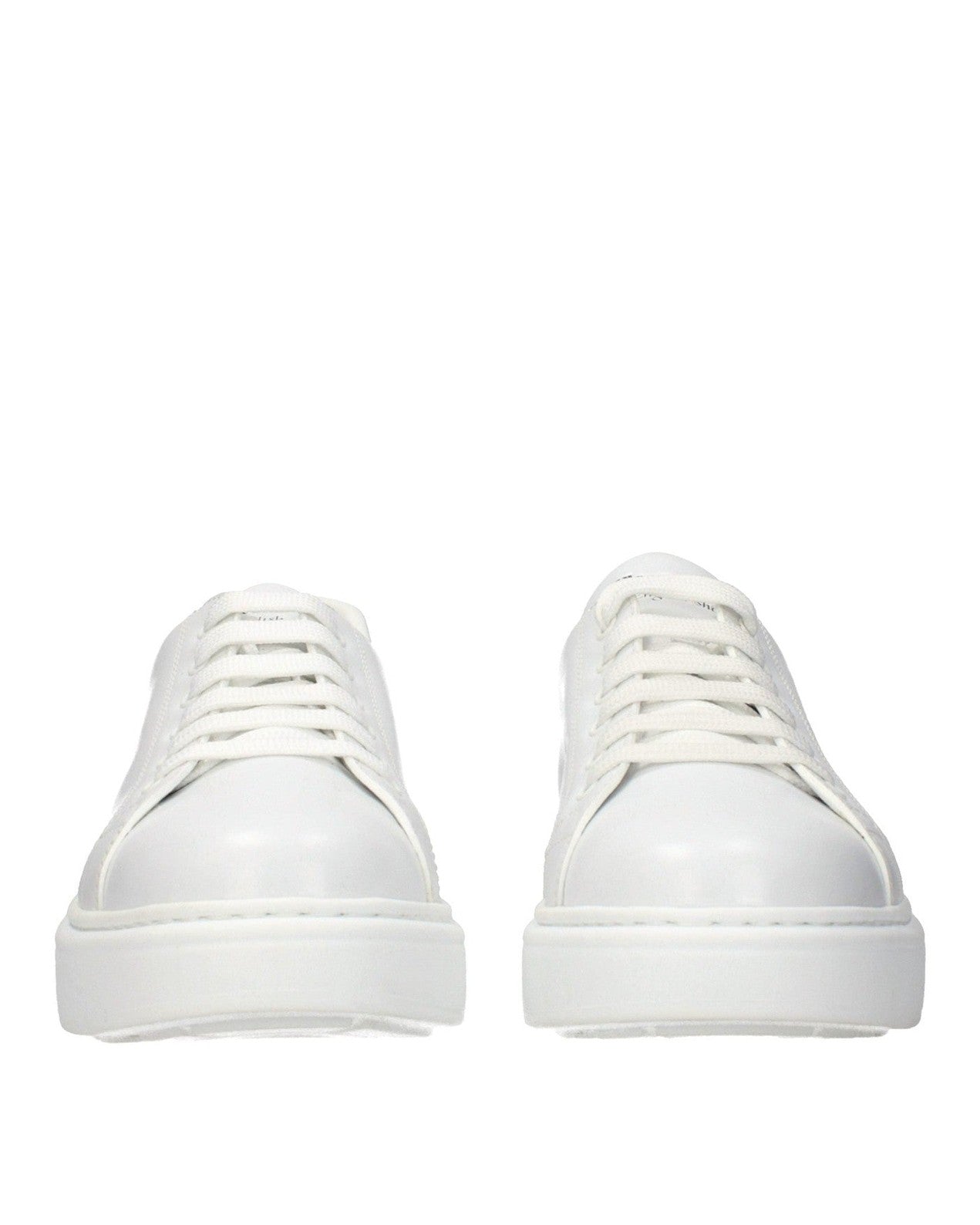 Church's White Leather Low Top Sneakers 