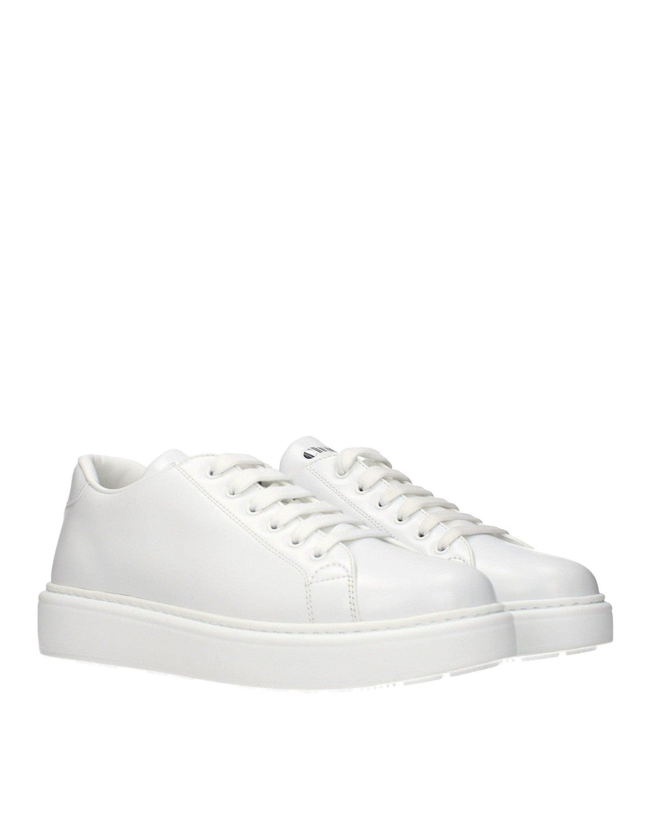 Church's White Leather Low Top Sneakers 