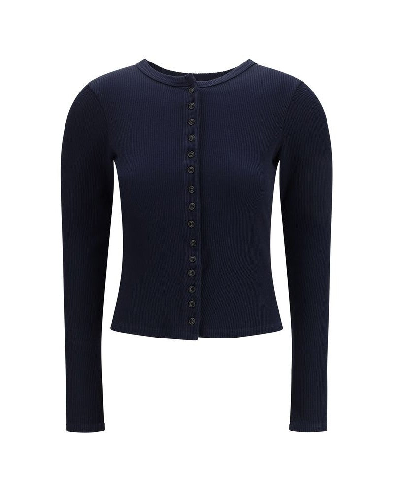 Citizens Of Humanity Blue Cotton Cardigan Glam Steals