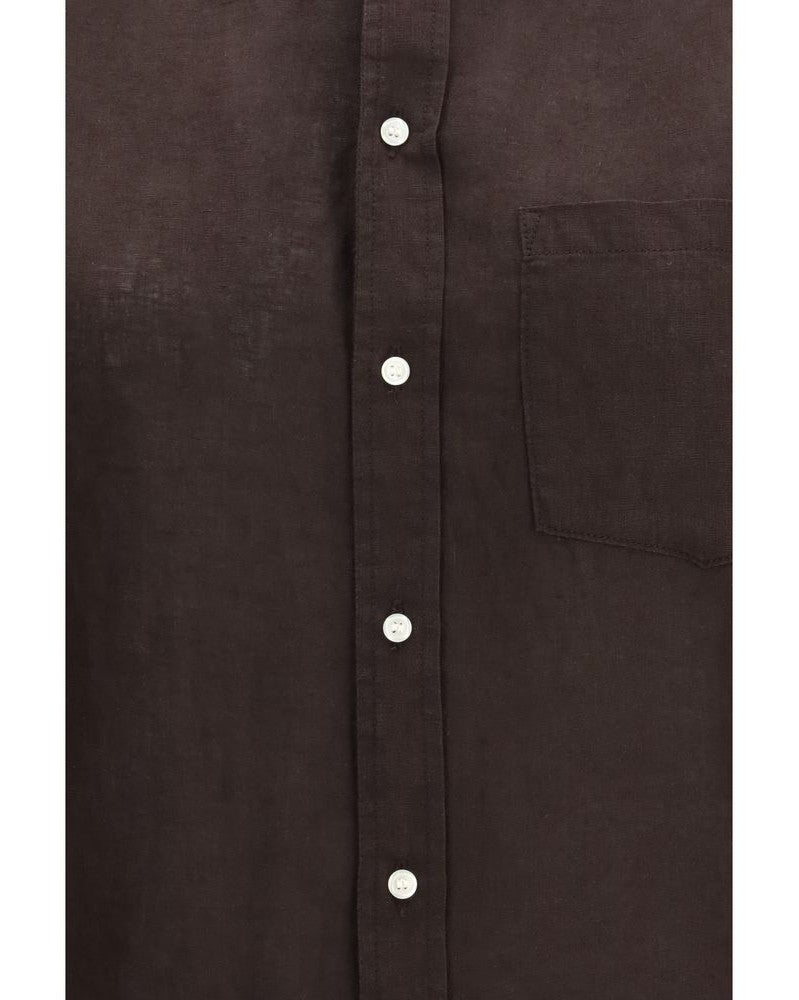 Citizens Of Humanity Brown Linen Blouse Glam Steals