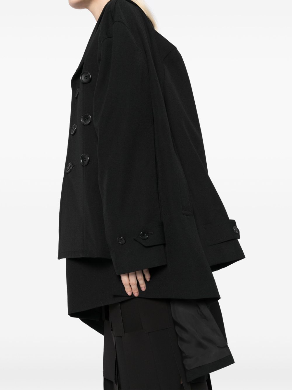 Comme Des Garcons Black Coat Glam Steals
