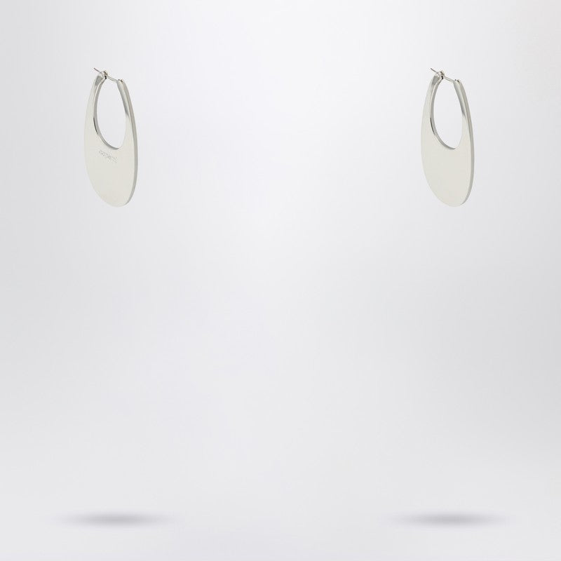 Coperni Silver Large Swipe Earrings Glam Steals