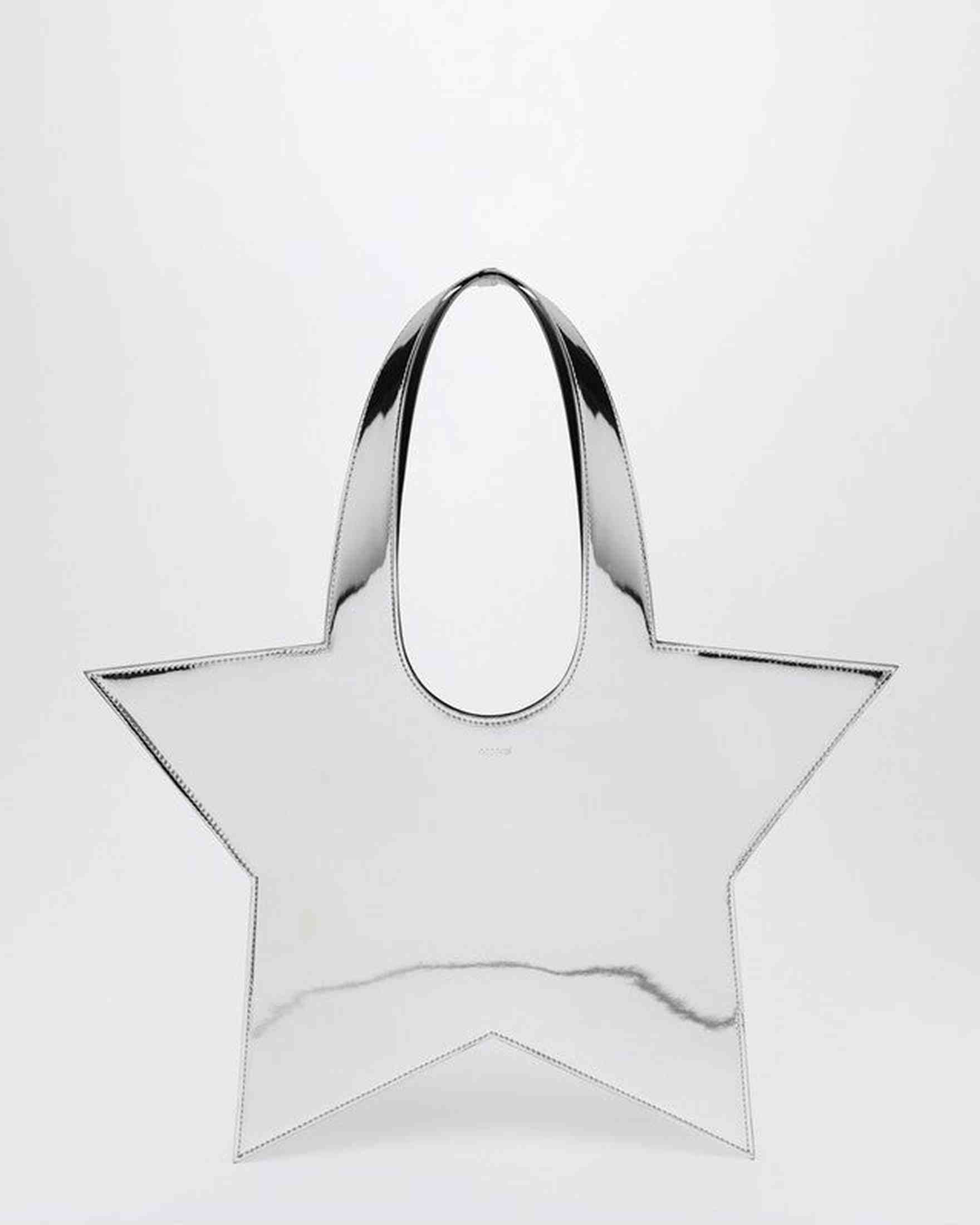 Coperni Silver Mini Star Mirrored Tote Bag Glam Steals