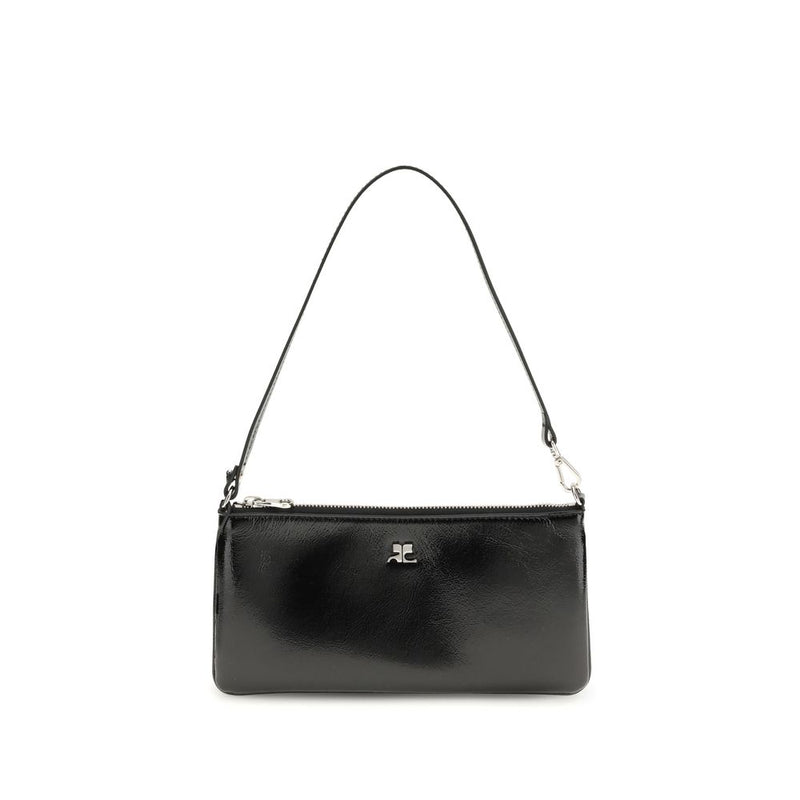 Courrèges Black Cowhide Shoulder Bag Glam Steals