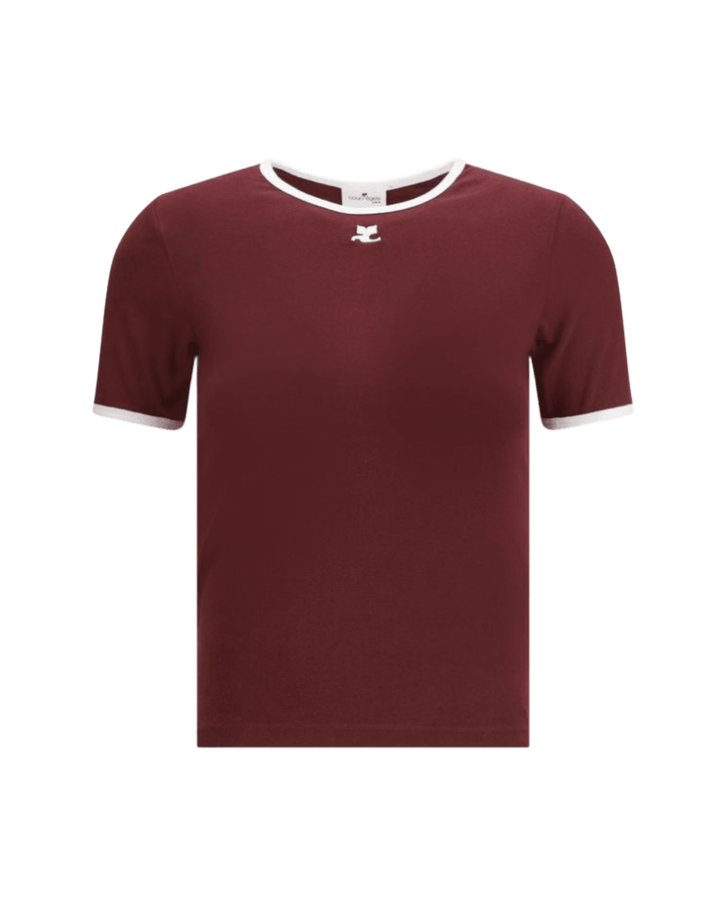 CourrèGes Cotton T-Shirt Glam Steals