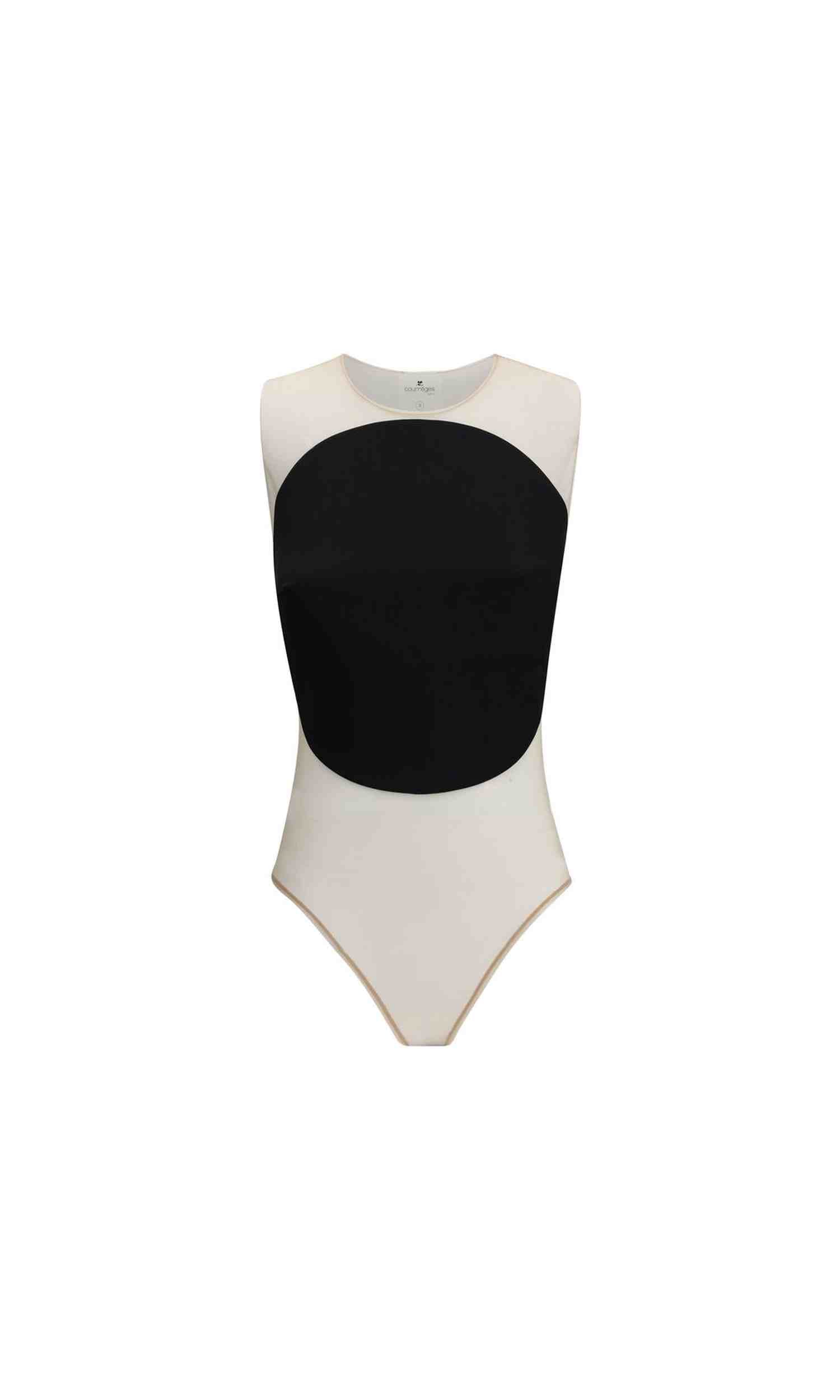 Courrèges Satin Illusion Circle Bodysuit Glam Steals