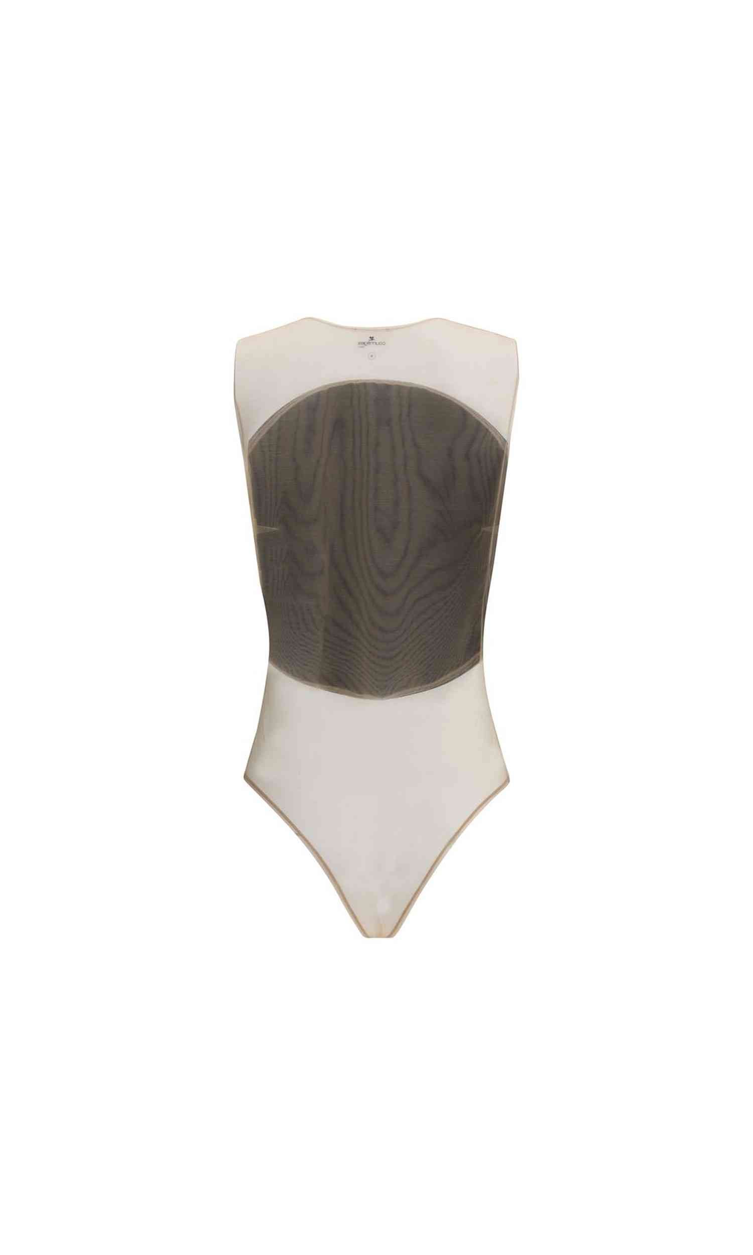 Courrèges Satin Illusion Circle Bodysuit Glam Steals