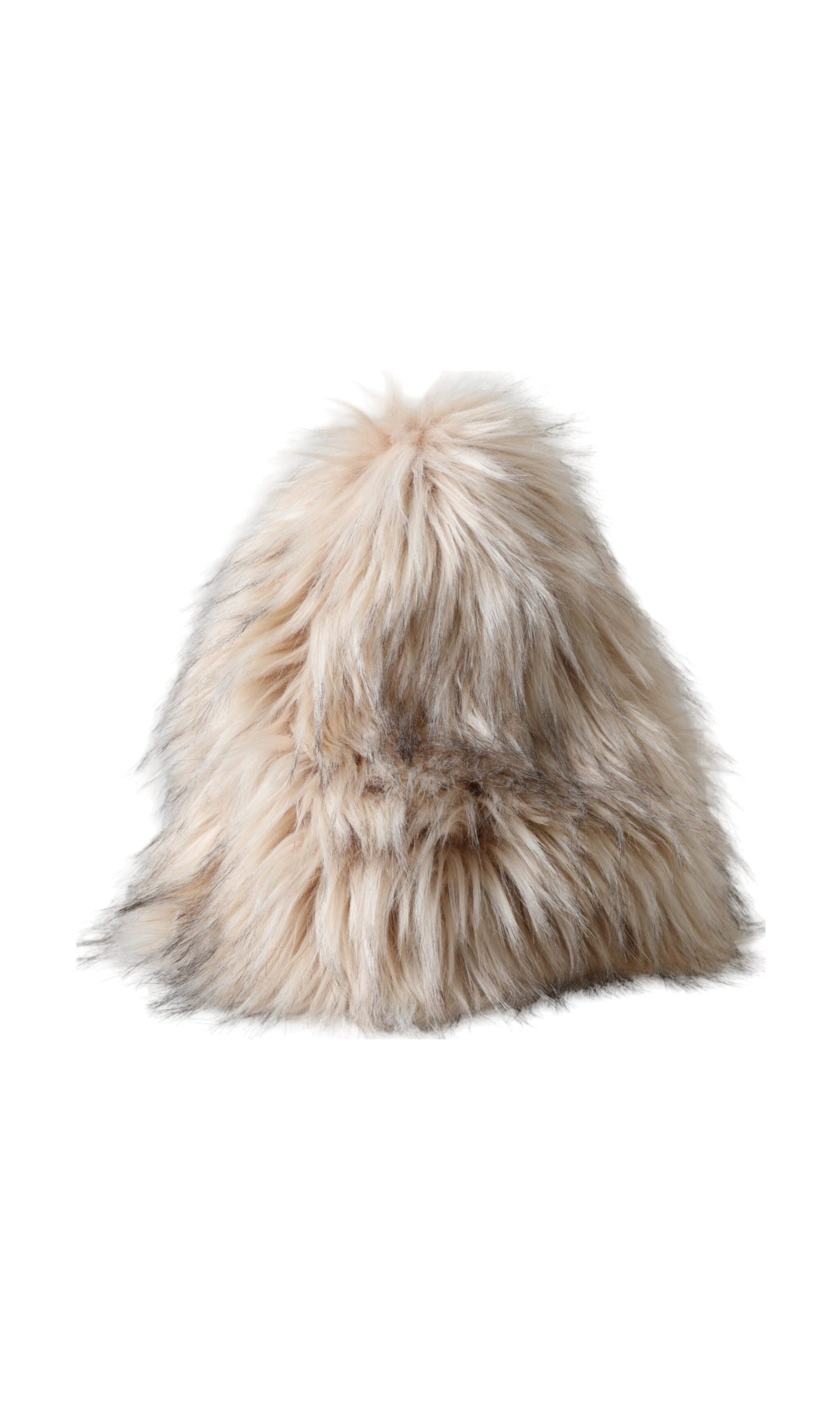 Dolce & Gabbana Acrylic Fur Women Bucket Beige Hat Glam Steals