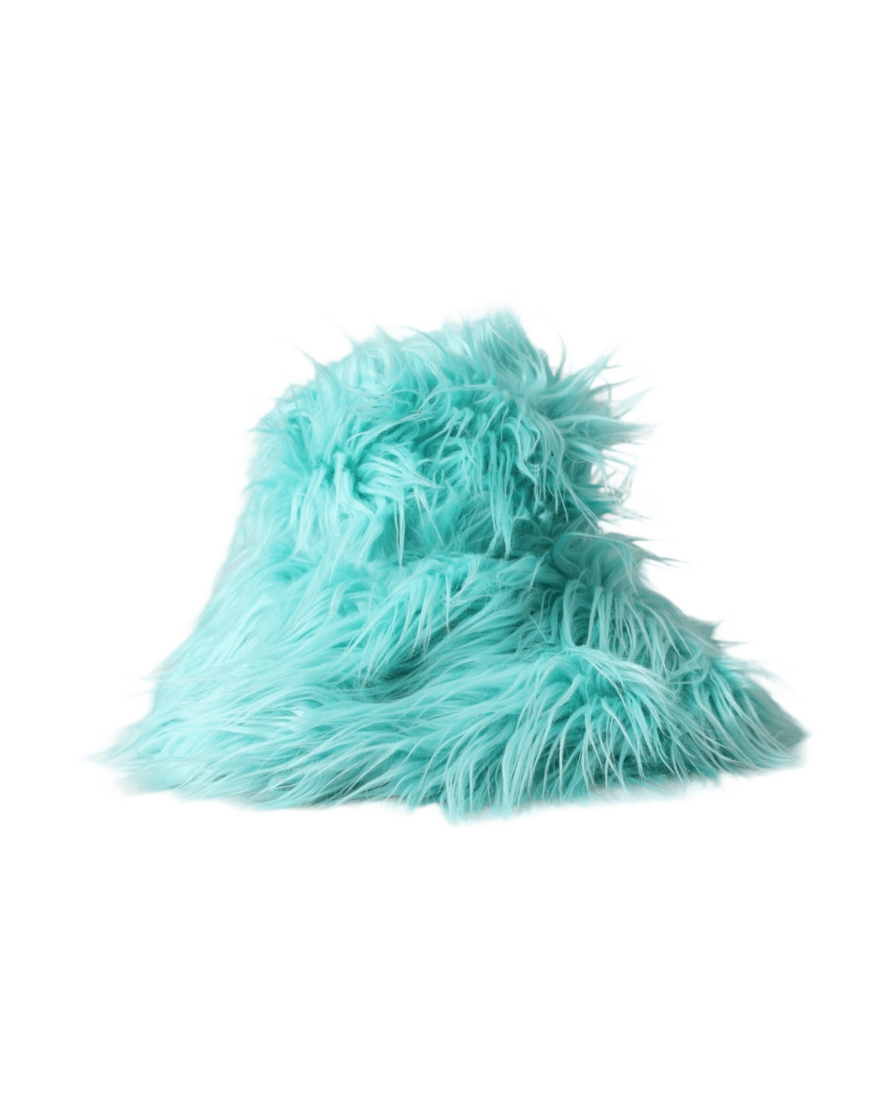 Dolce & Gabbana Acrylic Fur Womens Bucket Mint Green Hat Glam Steals