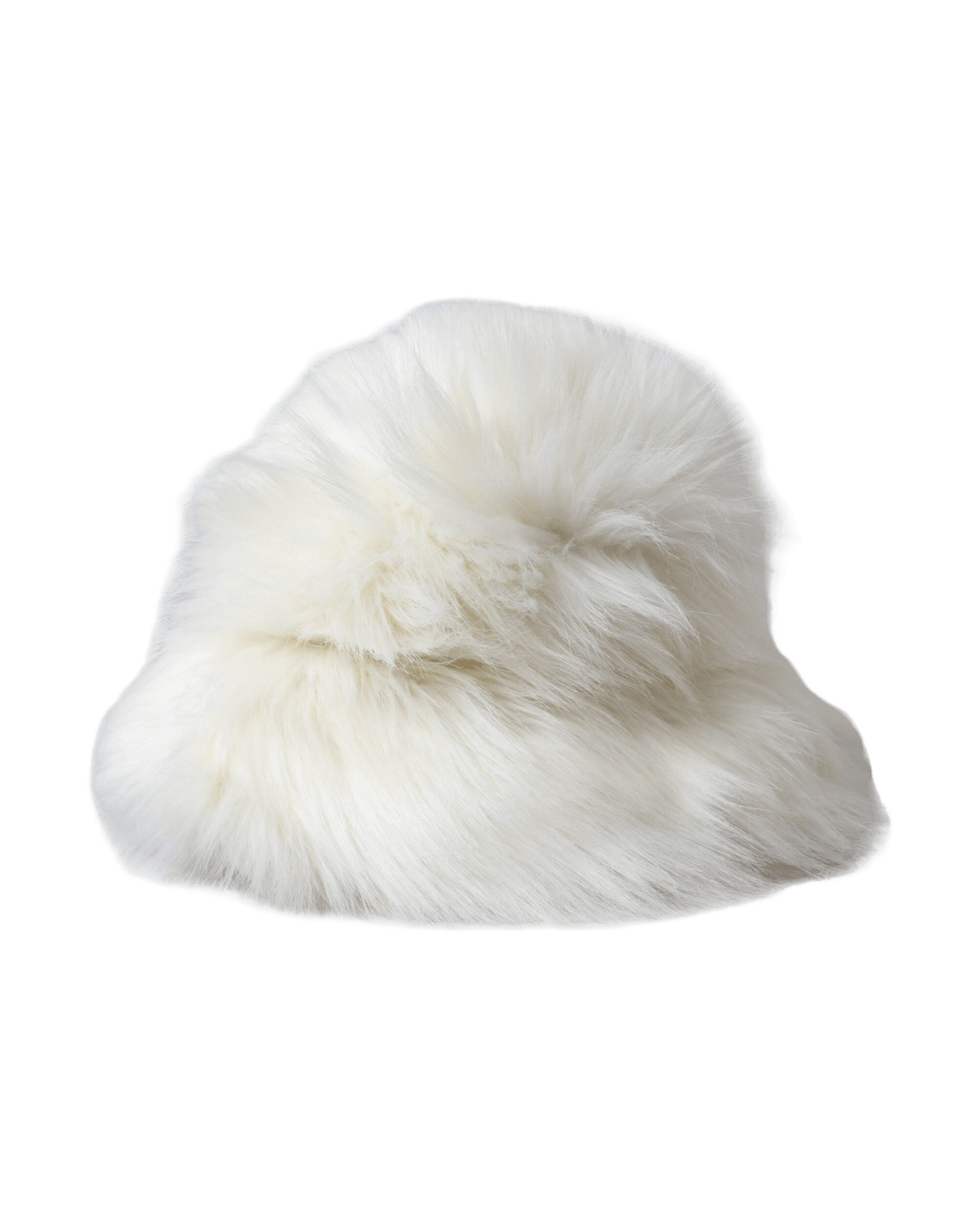Dolce & Gabbana Acrylic Fur Womens Bucket White Hat Glam Steals