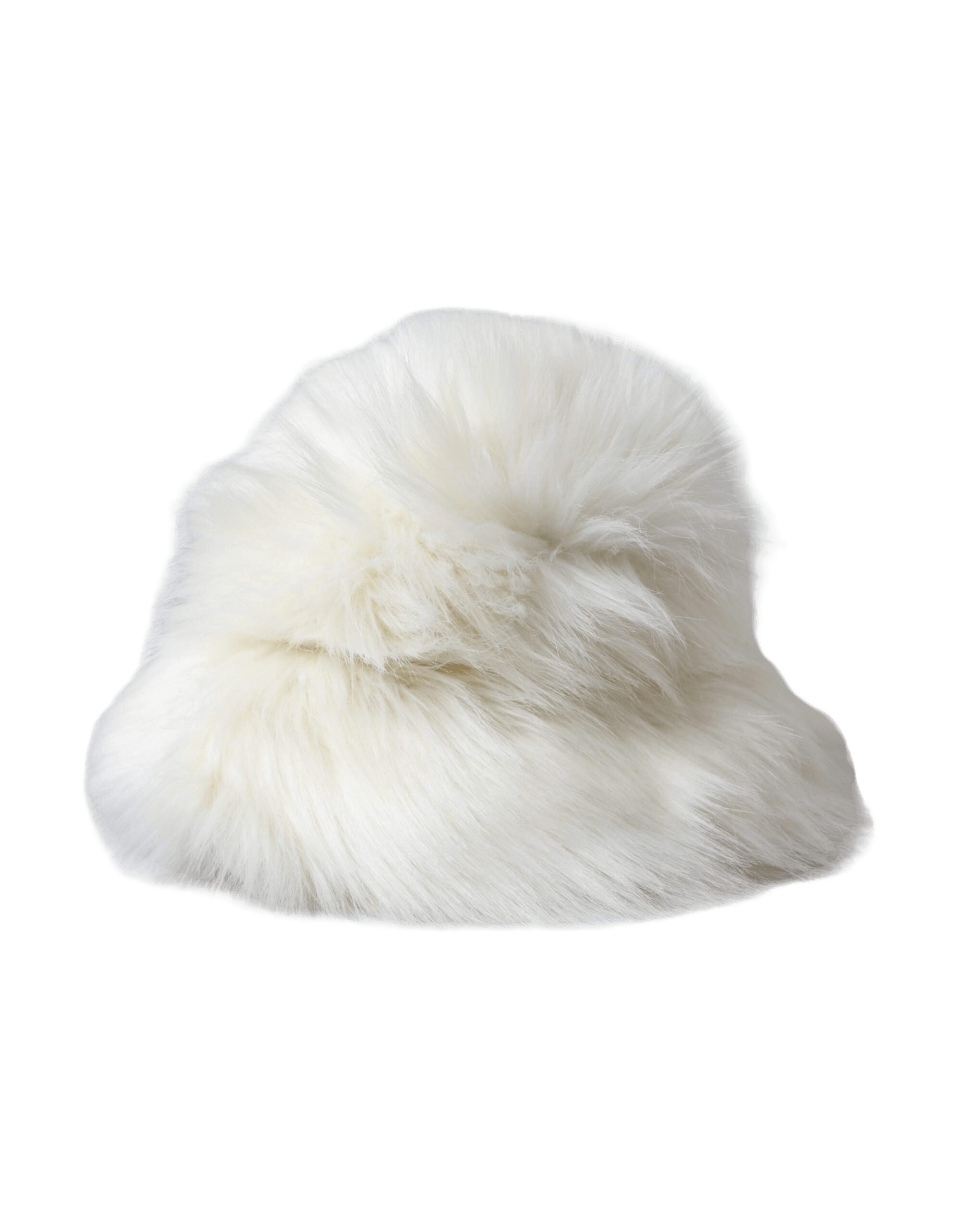 Dolce & Gabbana Acrylic Fur Womens Bucket White Hat Glam Steals