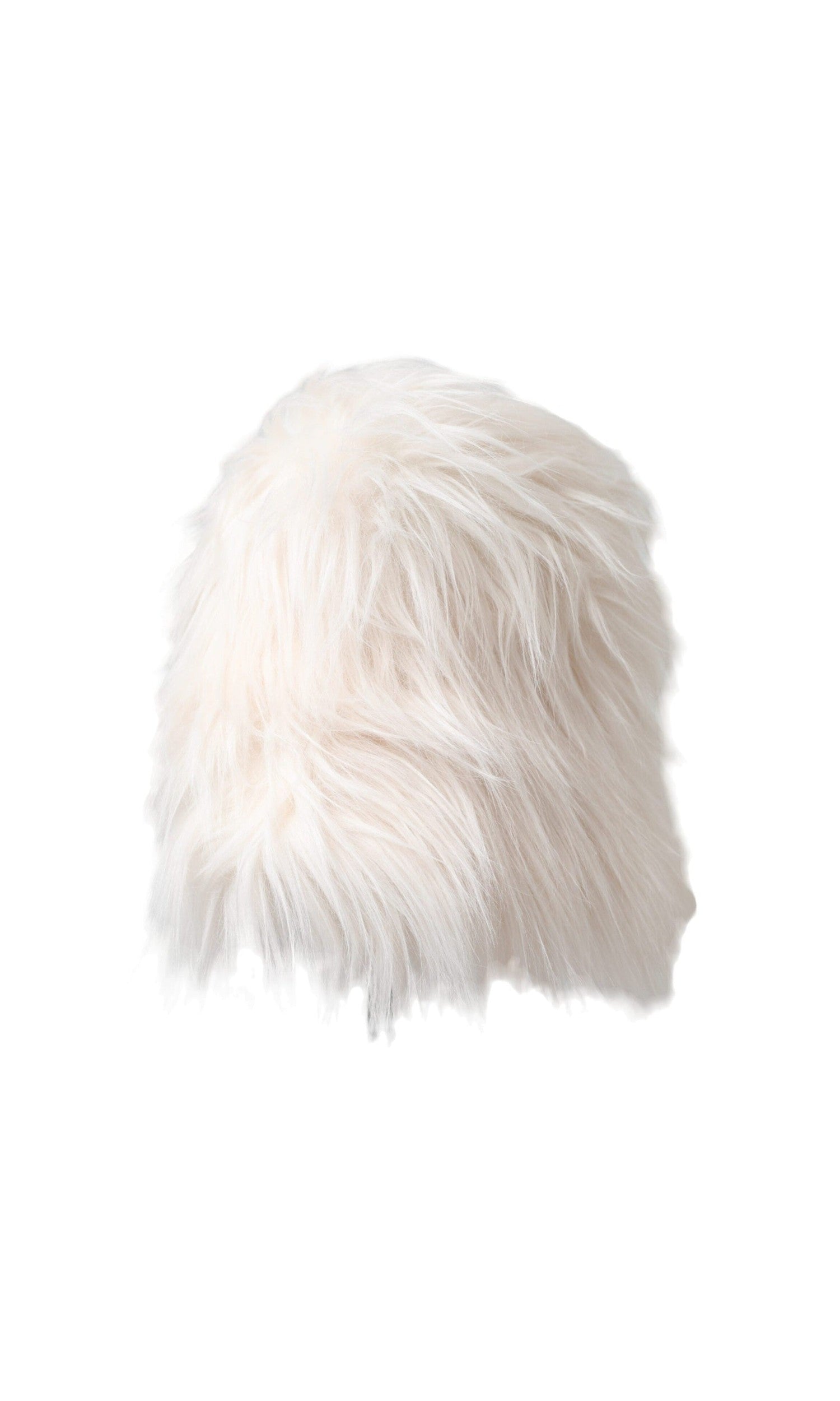 Dolce & Gabbana Acrylic Fur Womens Bucket White Hat Glam Steals