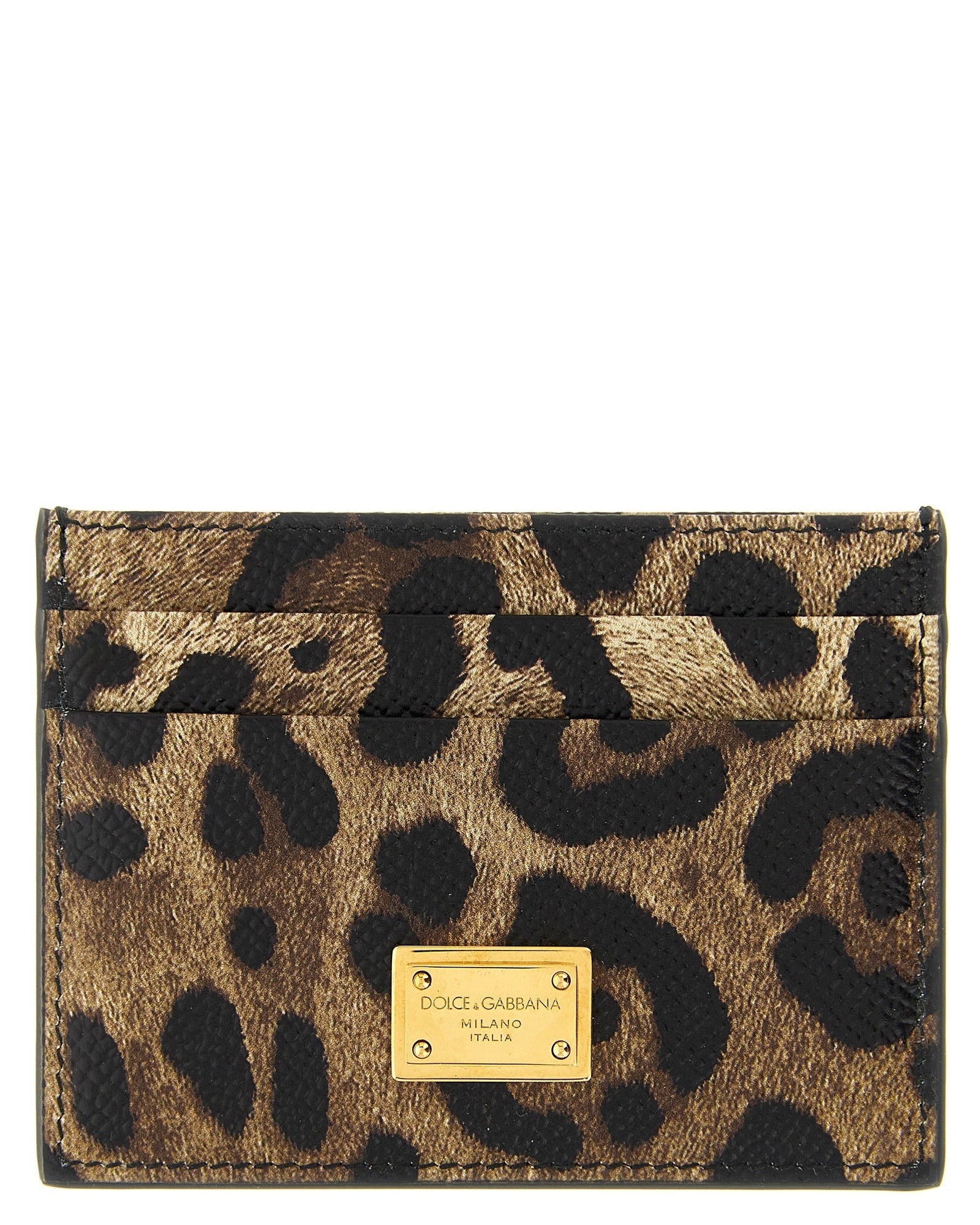 Dolce & Gabbana Animal Print Card Holder