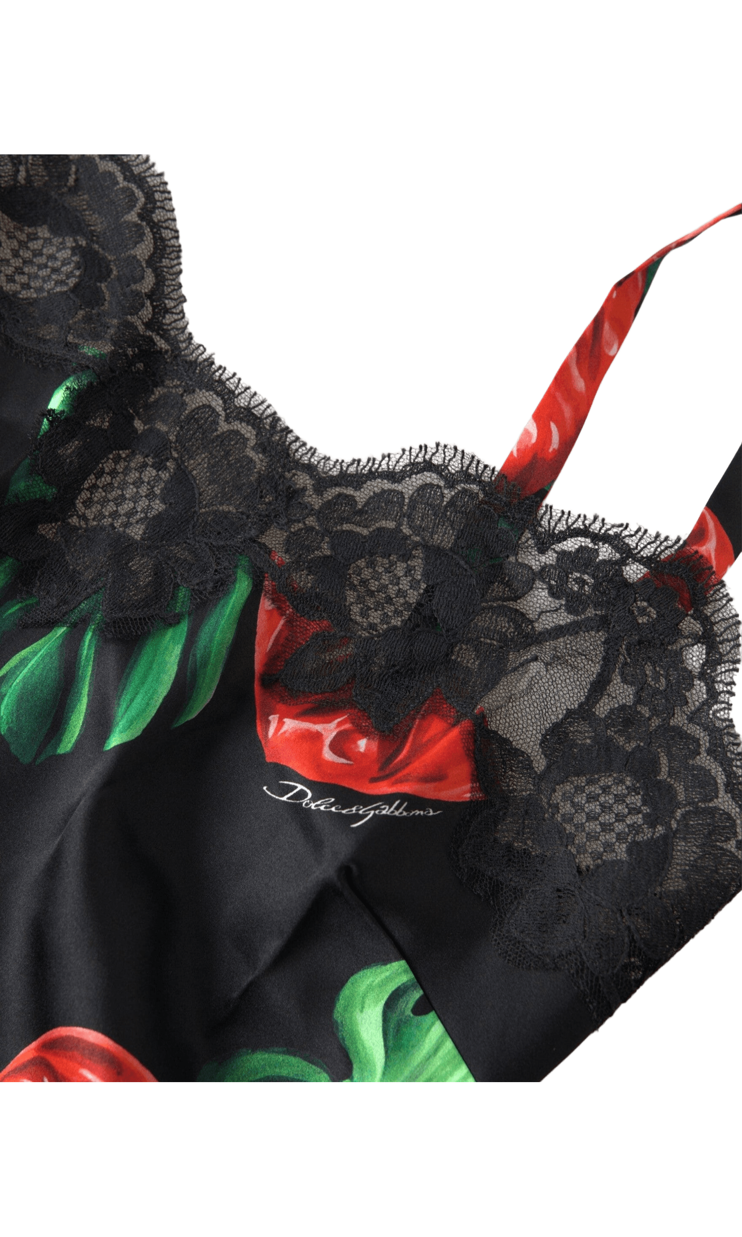 Dolce & Gabbana Anthurium Print Silk Camisole Top Glam Steals