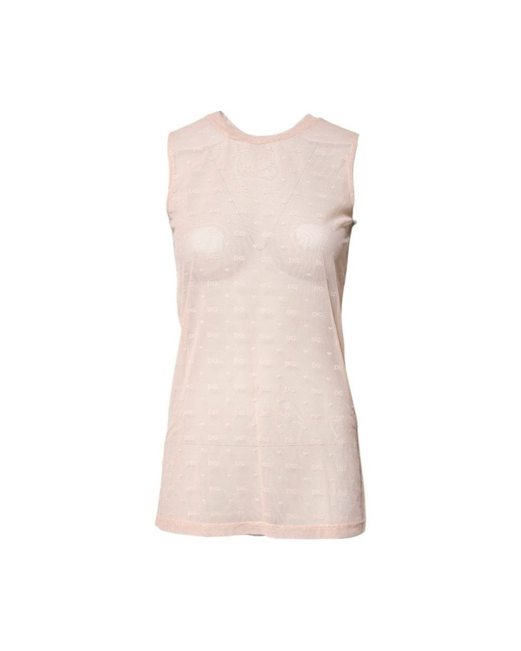 Dolce & Gabbana Beige Nylon Blouse Clothing Tops