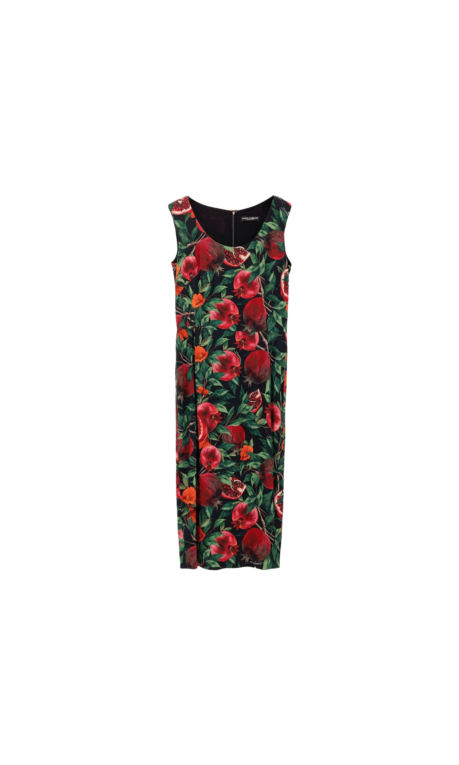 Dolce & Gabbana Bicolor Viscose Long Glam Steals