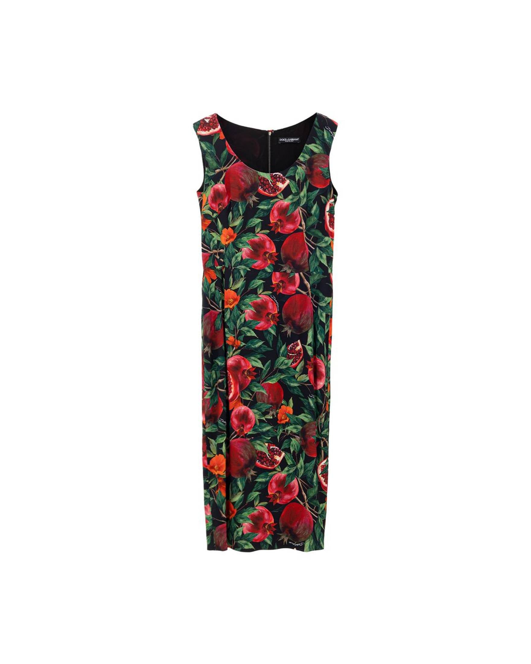 Dolce & Gabbana Bicolor Viscose Long Glam Steals