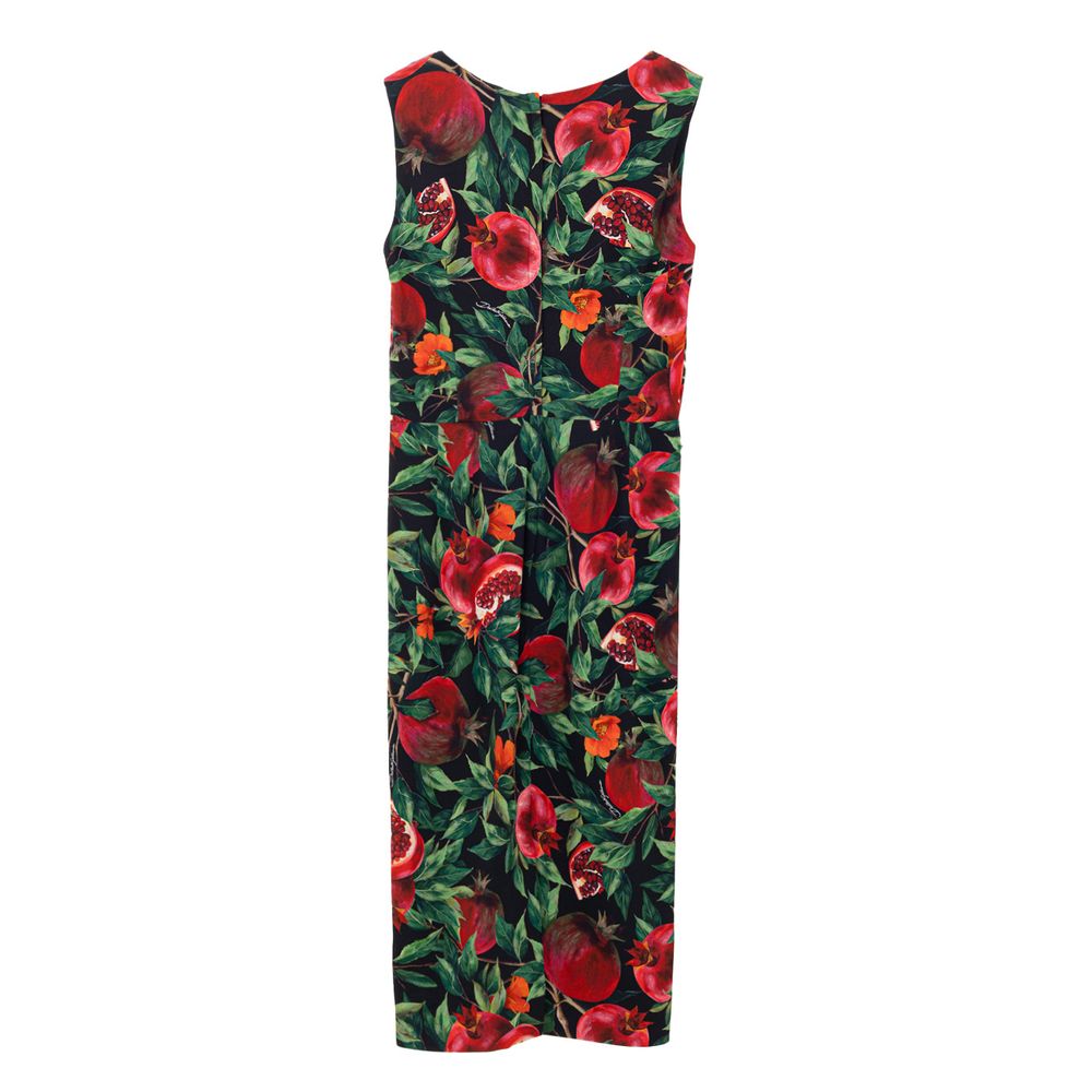 Dolce & Gabbana Bicolor Viscose Long Glam Steals