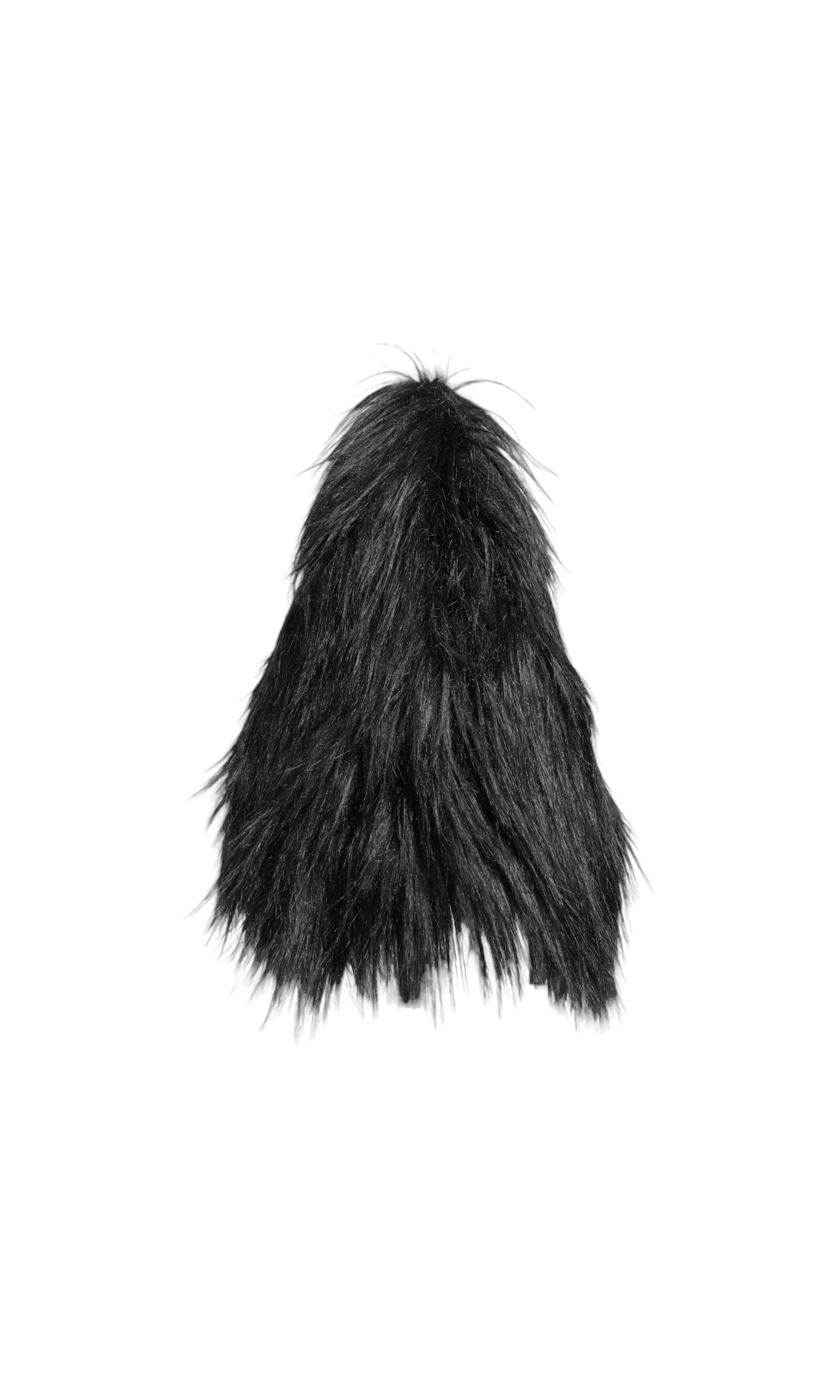 Dolce & Gabbana Black Acrylic Fur Womens Bucket Hat Glam Steals