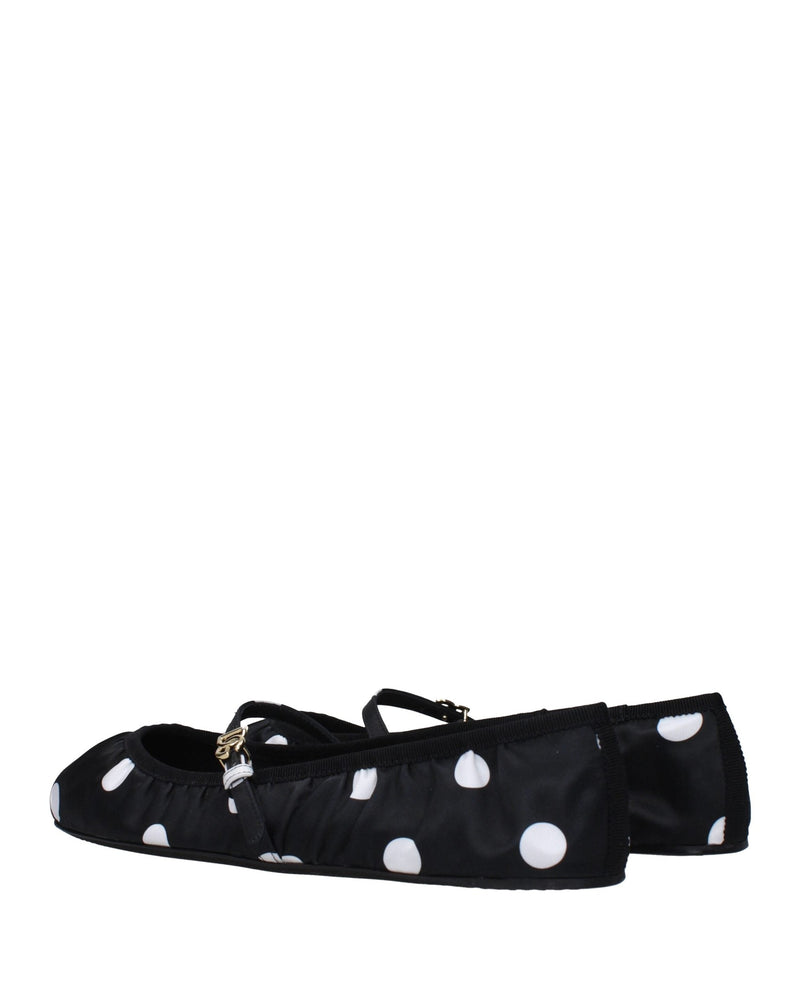 Dolce & Gabbana Black Ballet Flats Glam Steals