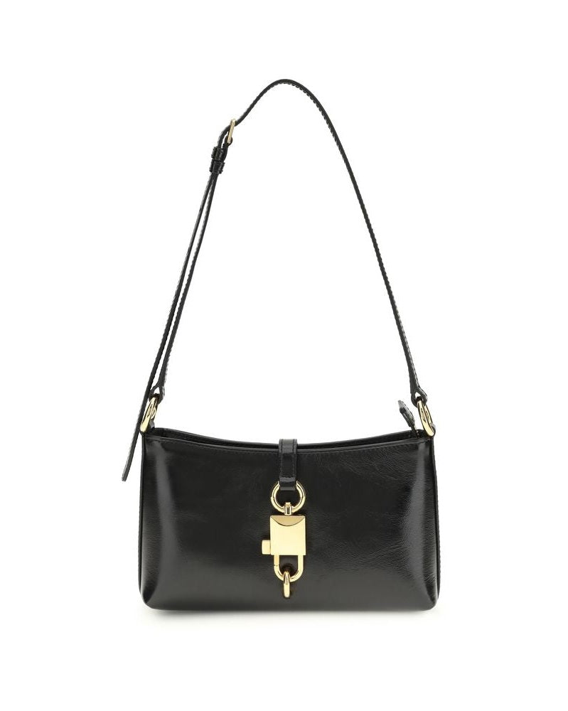 Dolce & Gabbana Black Calf Leather Bos Taurus Shoulder Bag 