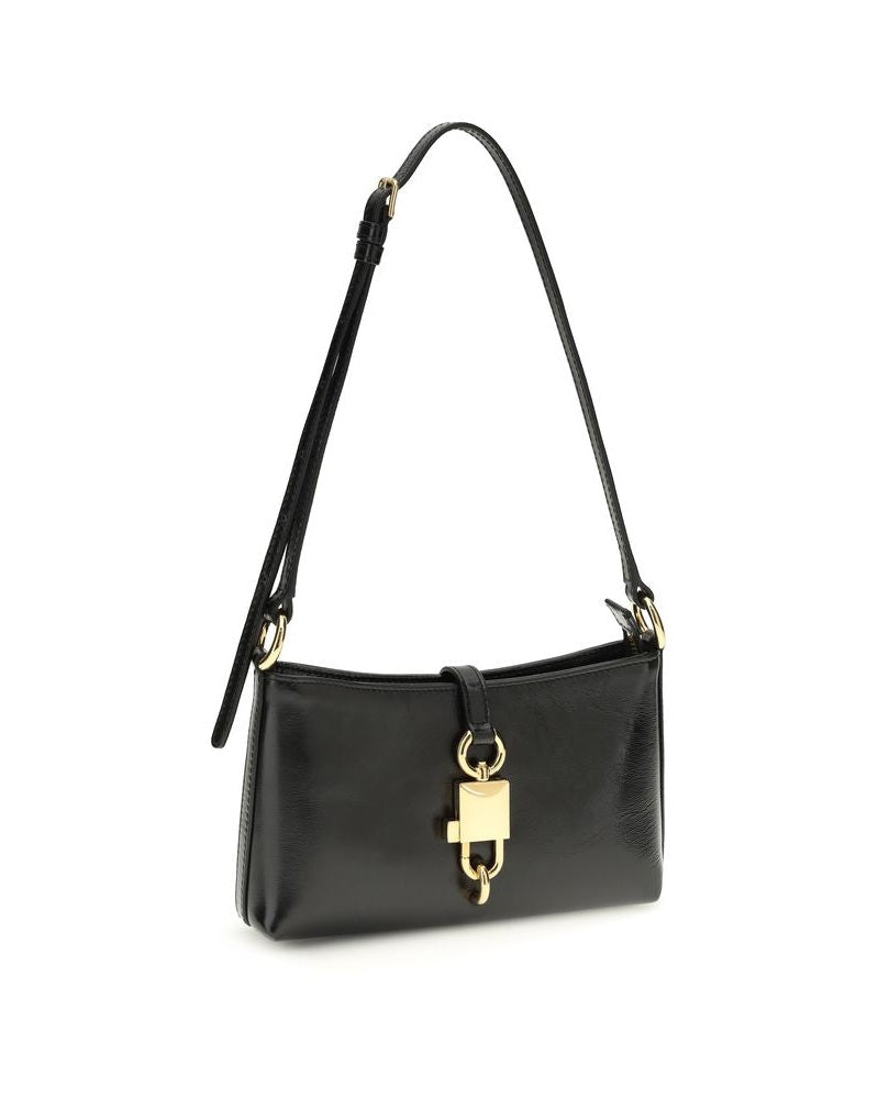 Dolce & Gabbana Black Calf Leather Bos Taurus Shoulder Bag 