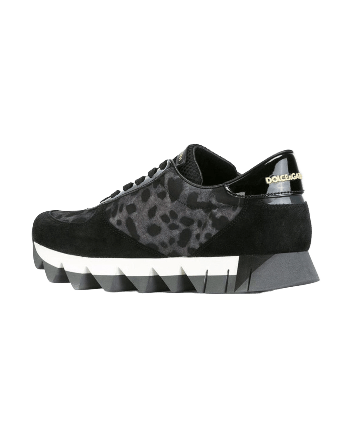 Dolce & Gabbana Black Calfskin Sneaker Glam Steals