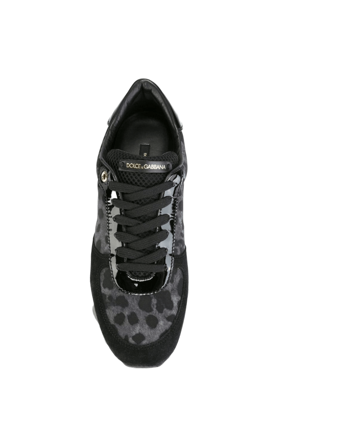 Dolce & Gabbana Black Calfskin Sneaker Glam Steals