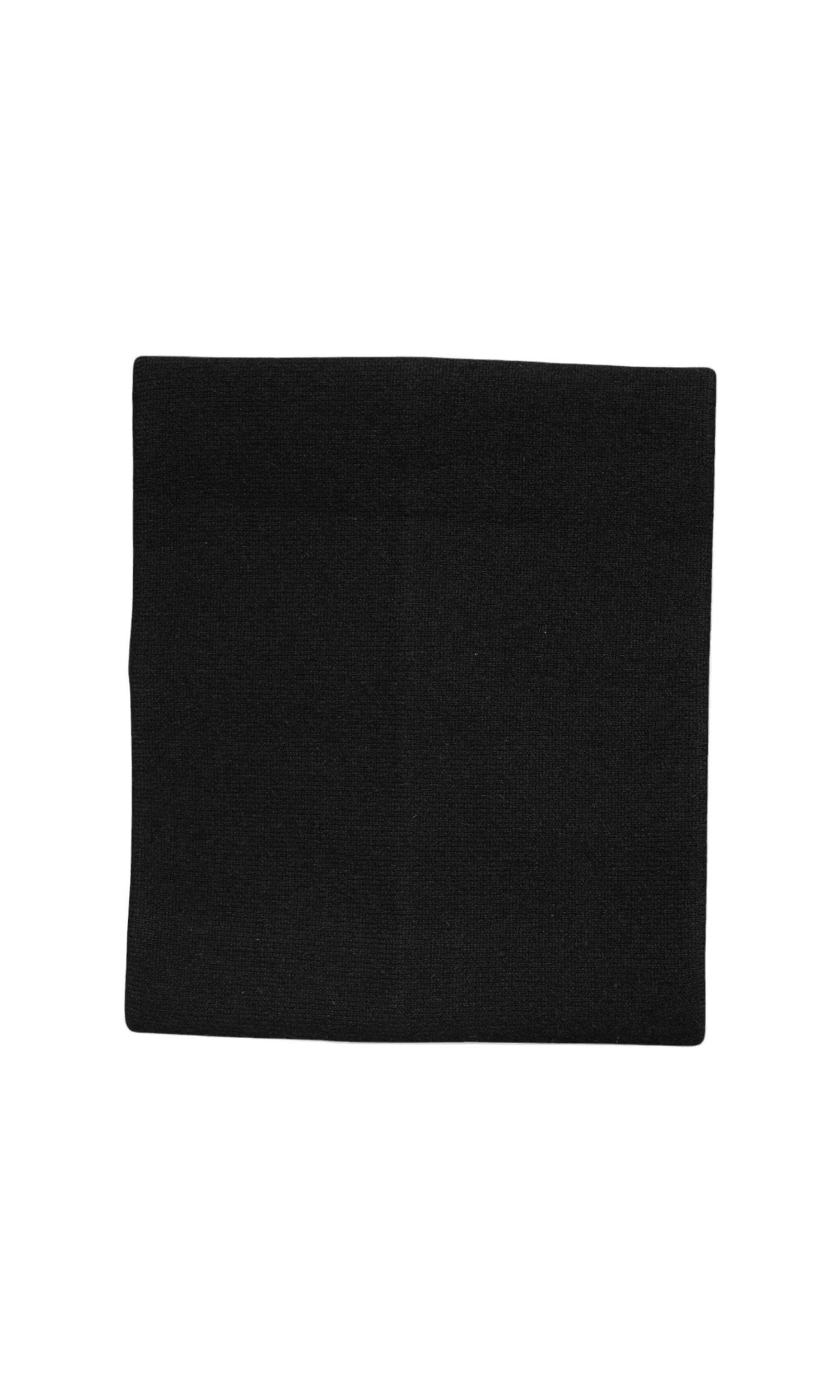 Dolce & Gabbana Black Cashmere Knitted Neck Warmer Foulard Scarf Glam Steals
