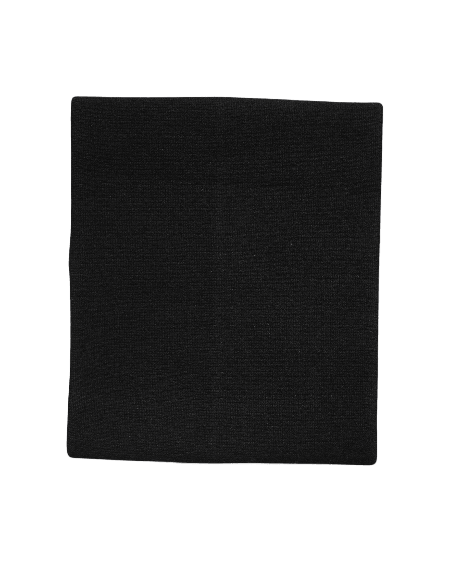 Dolce & Gabbana Black Cashmere Knitted Neck Warmer Foulard Scarf Glam Steals