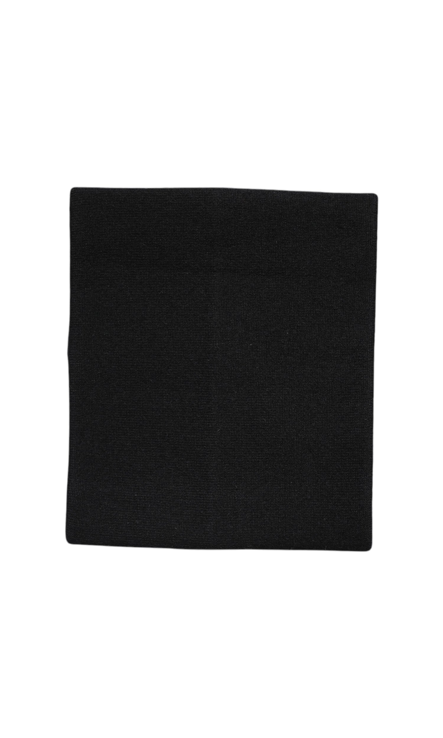 Dolce & Gabbana Black Cashmere Knitted Neck Warmer Foulard Scarf Glam Steals
