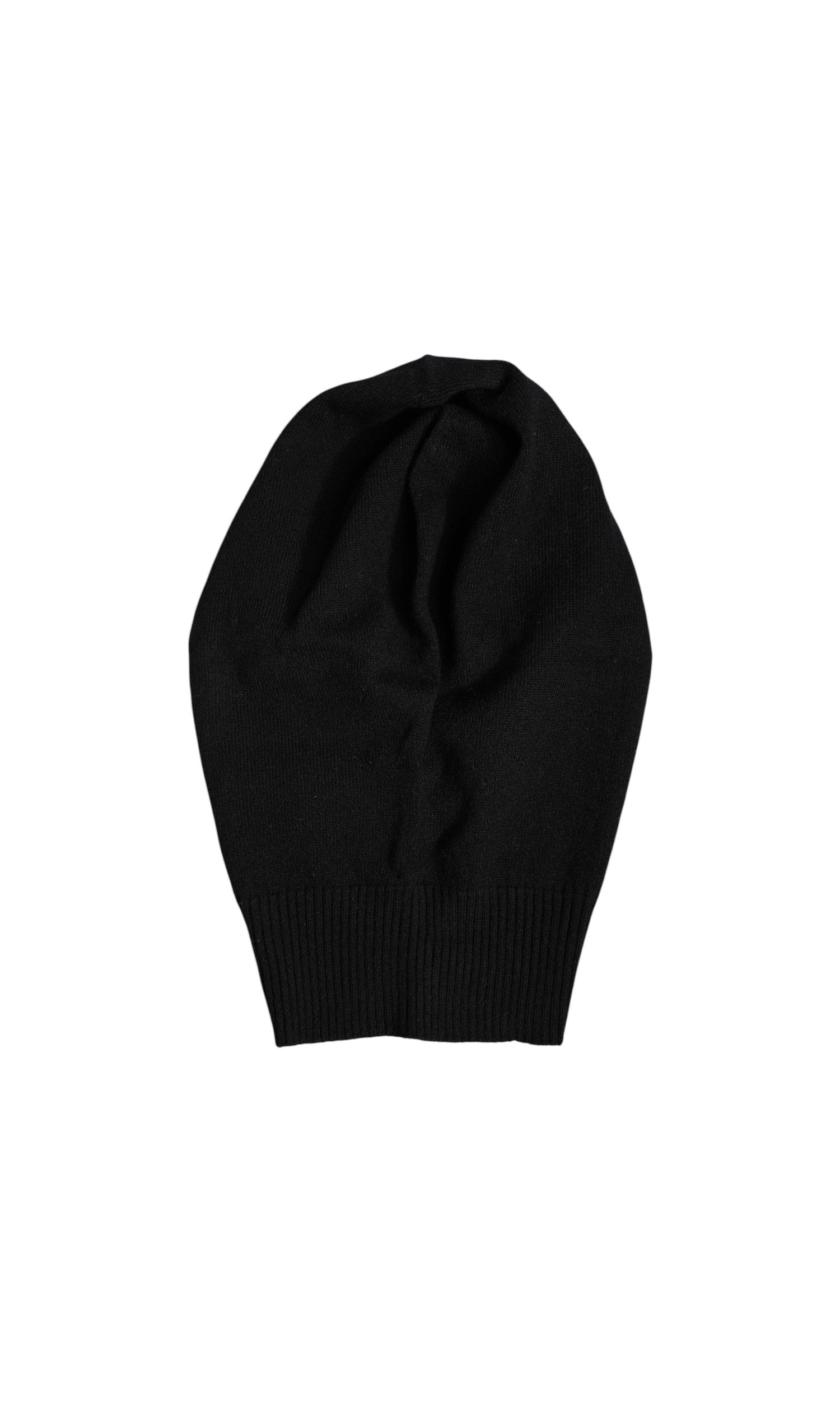 Dolce & Gabbana Black Cashmere Knitted Ski Mask Balaclava Hat Glam Steals