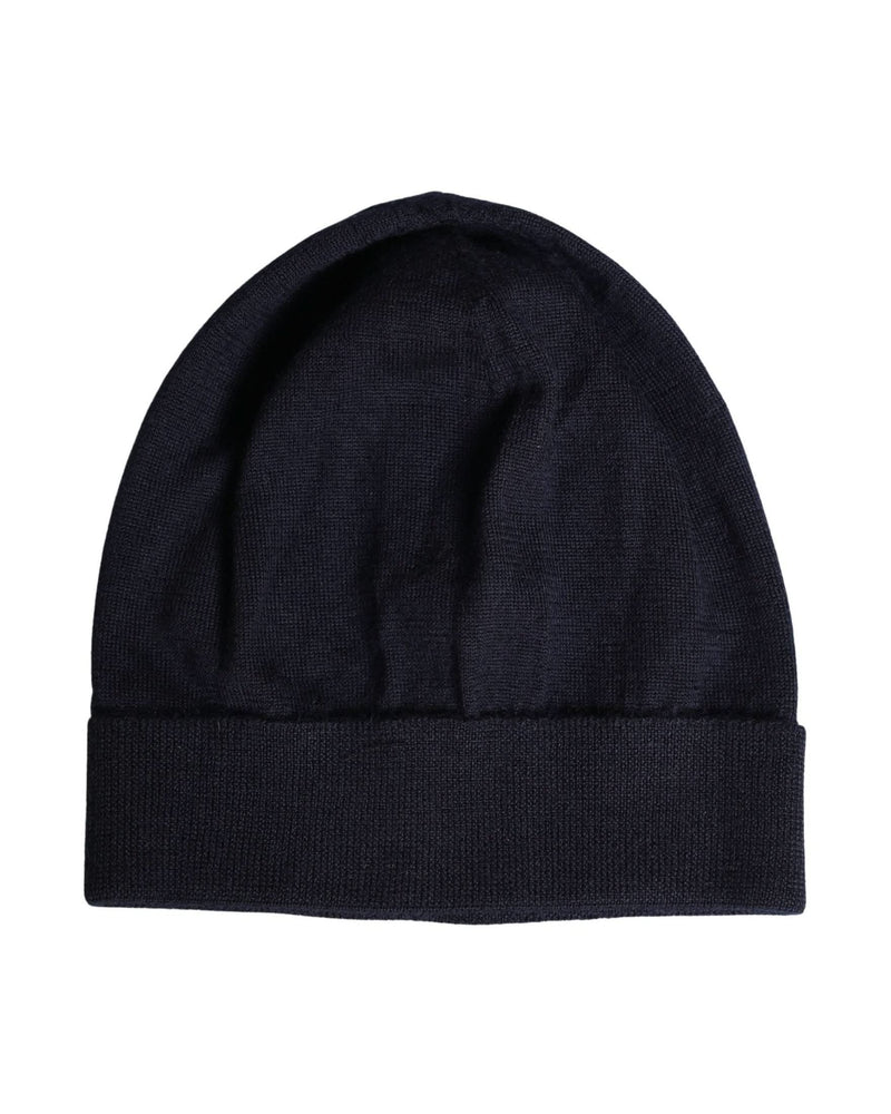 Dolce & Gabbana Black Cashmere Knitted Winter Beanie Hat Glam Steals