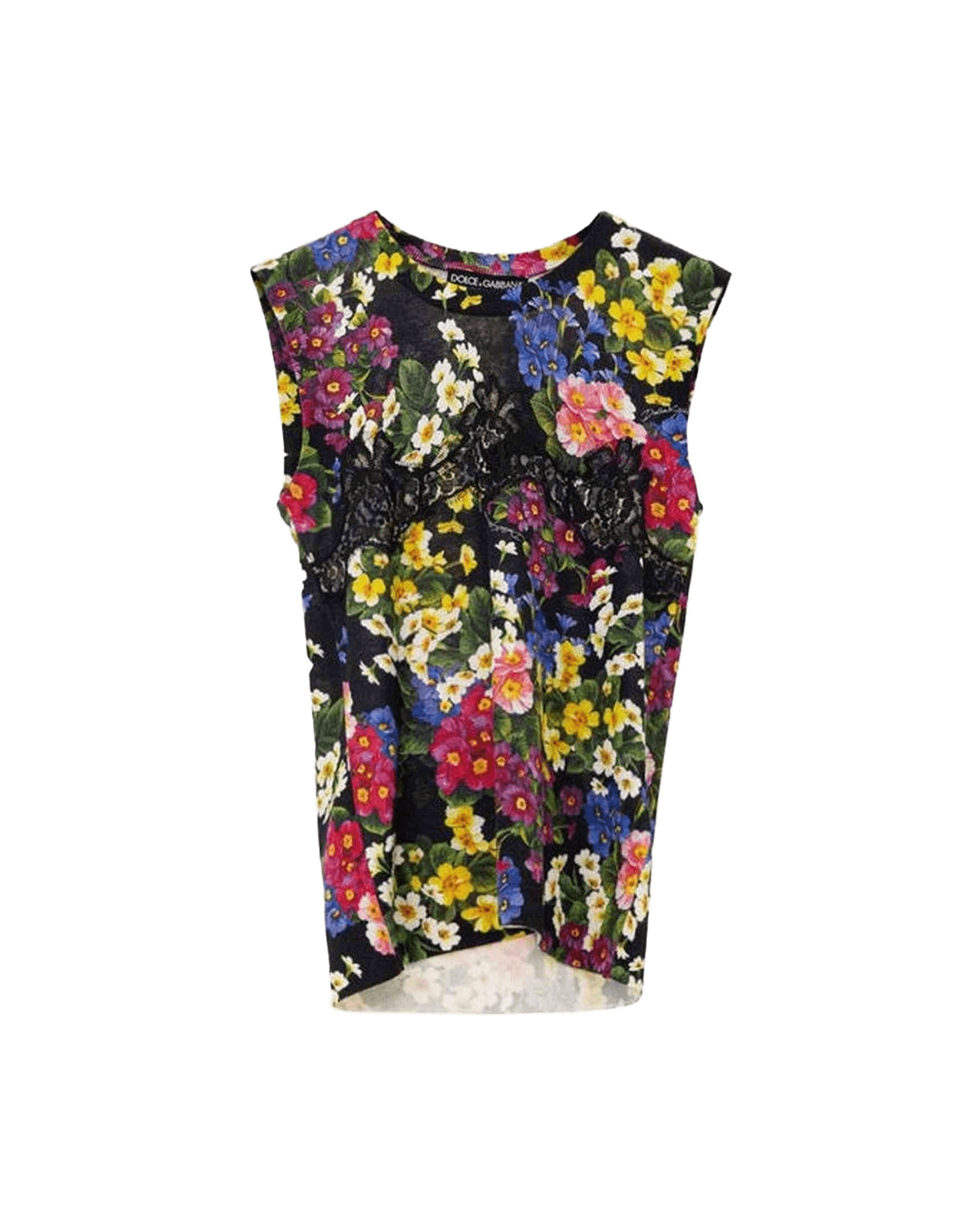 Dolce & Gabbana Black Cashmere Tank Top Glam Steals
