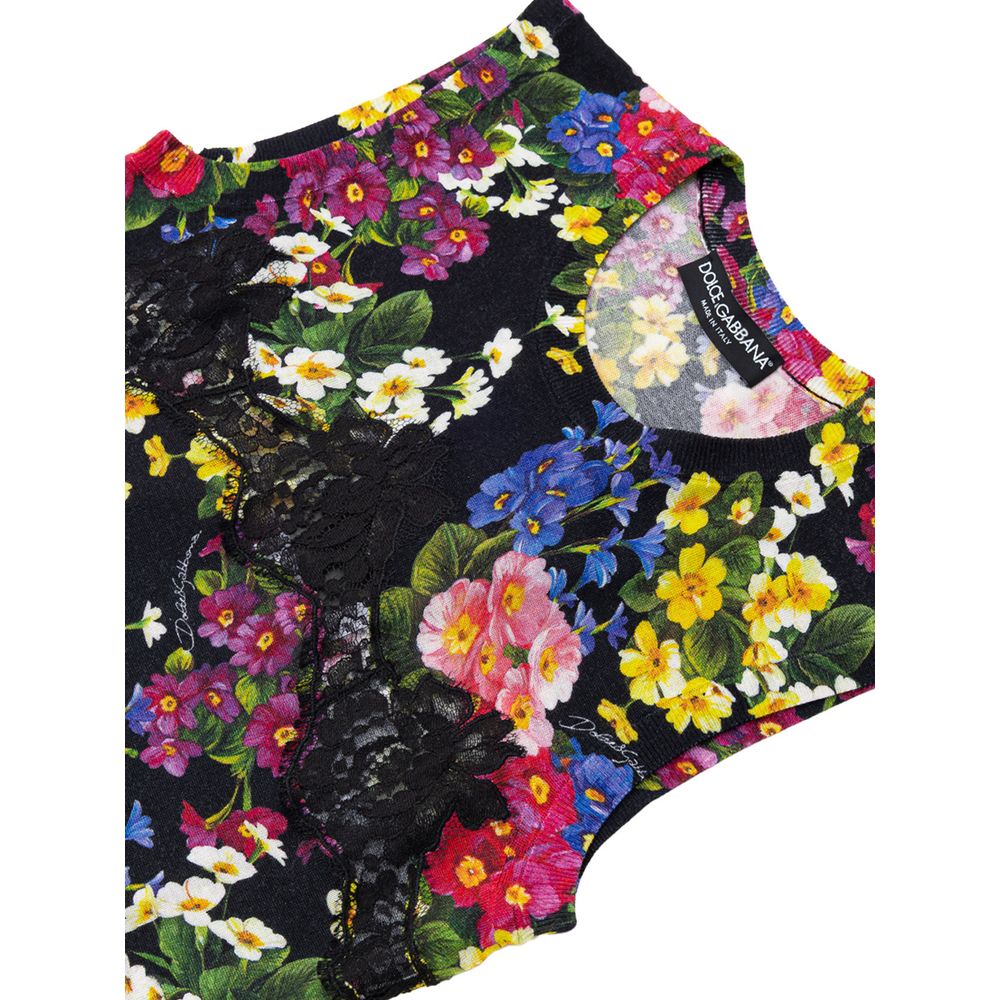 Dolce & Gabbana Black Cashmere Tank Top Glam Steals