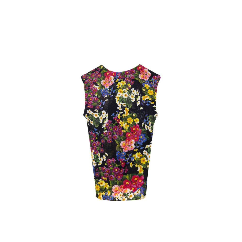 Dolce & Gabbana Black Cashmere Tank Top Glam Steals