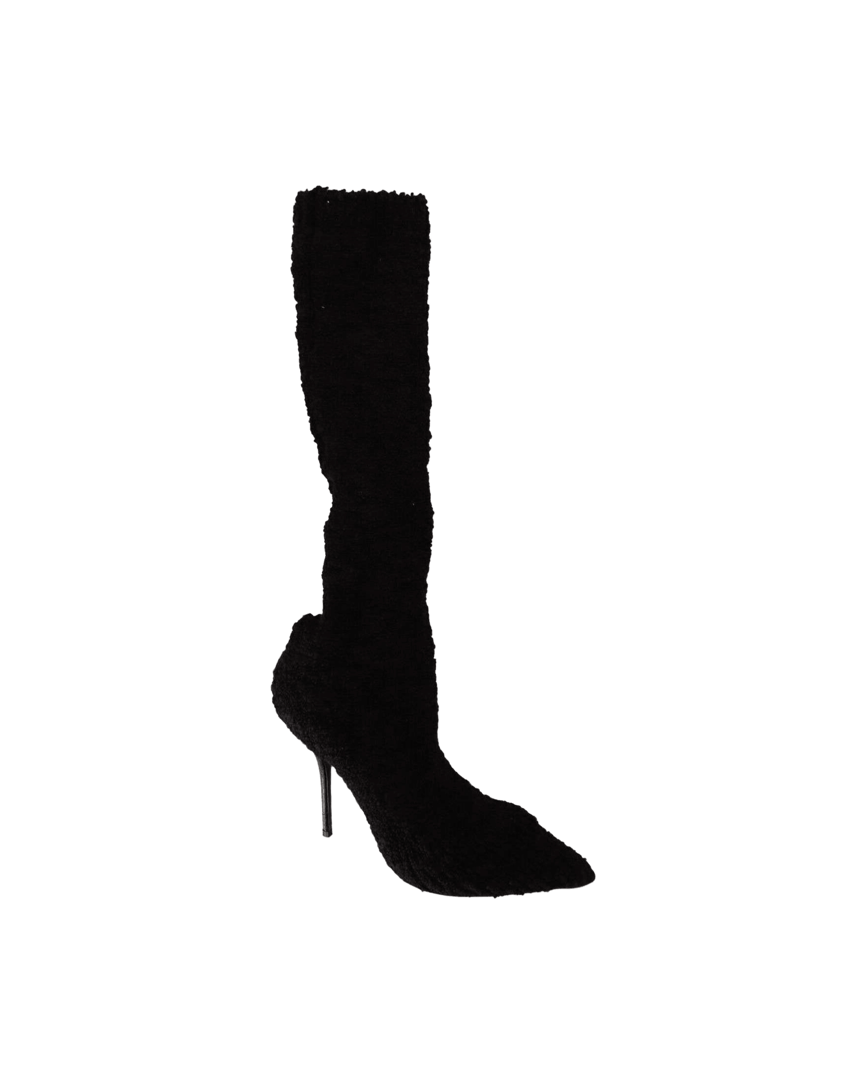 Dolce & Gabbana Black Chic Stretch Sock Boots Glam Steals