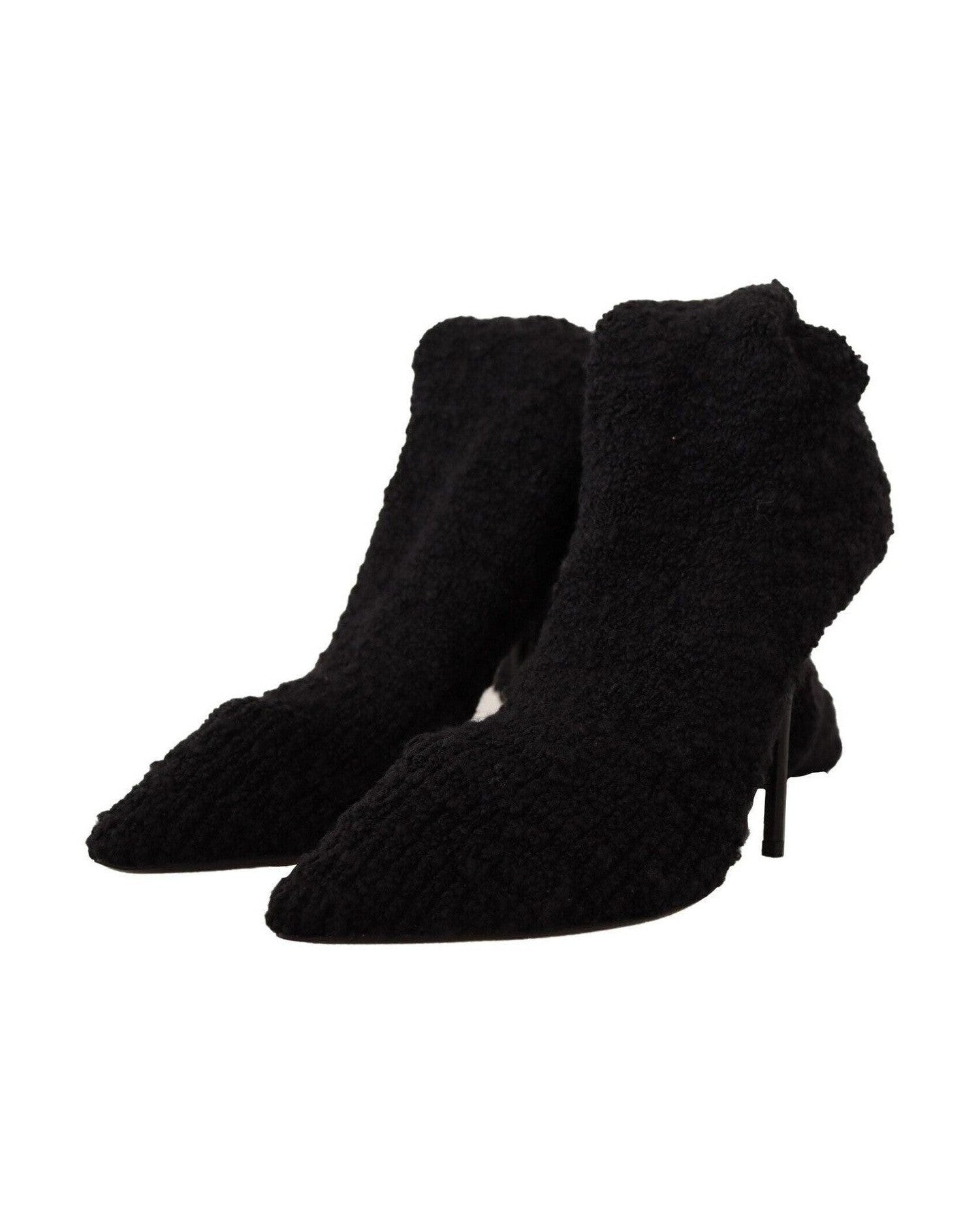 Dolce & Gabbana Black Chic Stretch Sock Boots Glam Steals